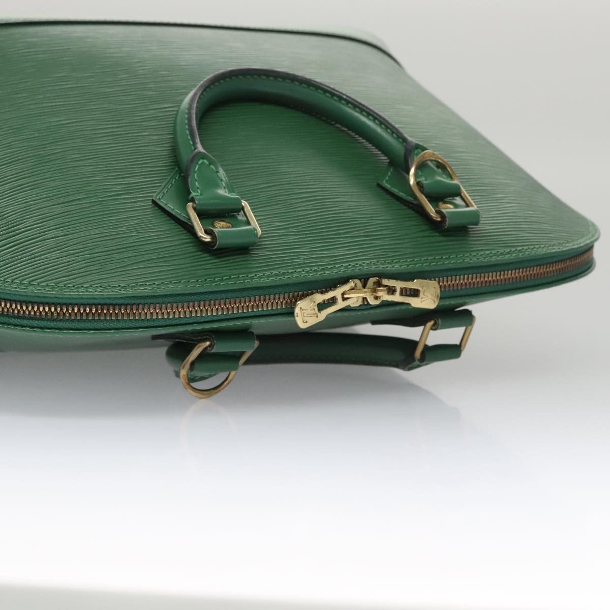 Louis Vuitton Alma Green Leather Handbag (Pre-Owned) Size ONE SIZE - 5 Thumbnail