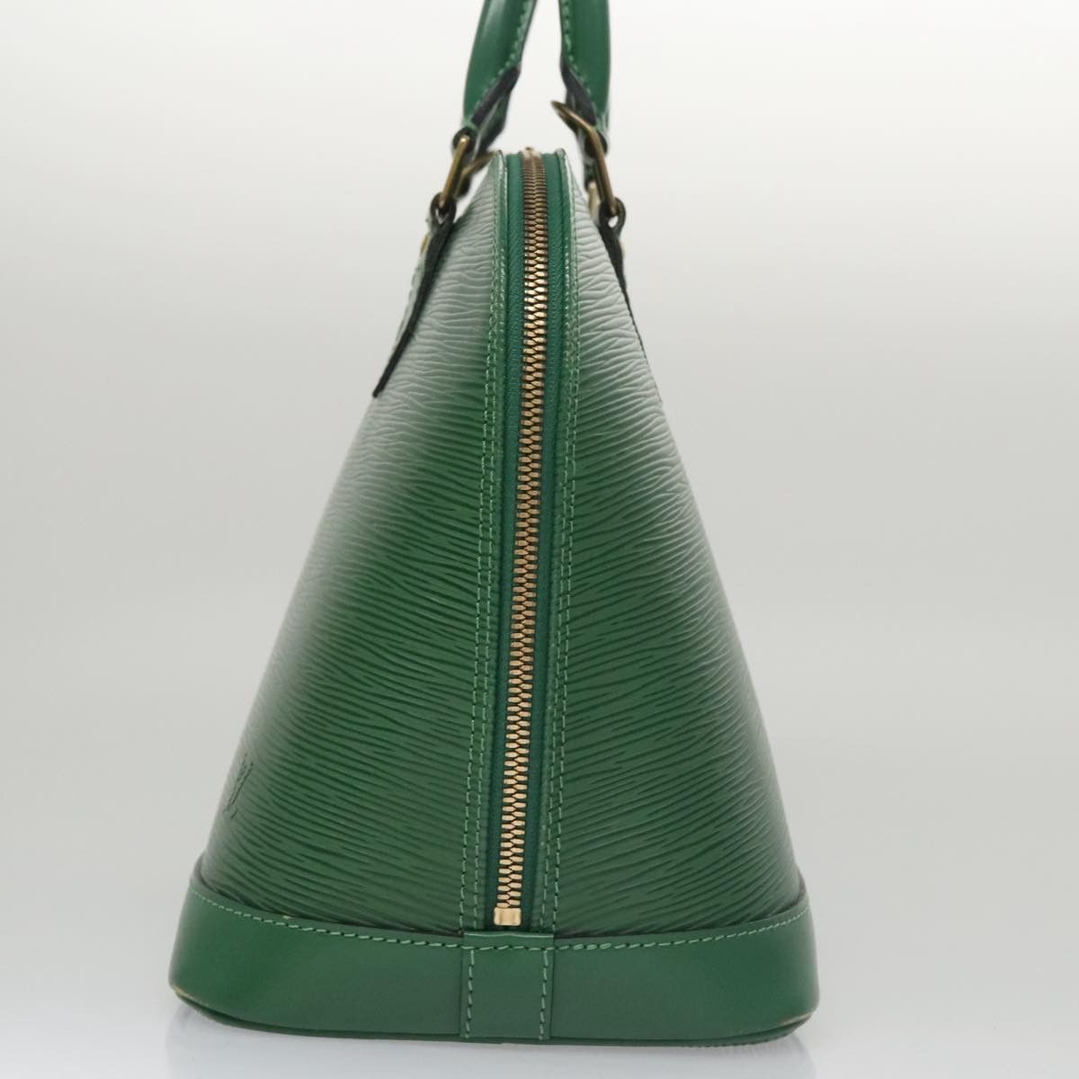 Louis Vuitton Alma Green Leather Handbag (Pre-Owned) Size ONE SIZE - 3 Thumbnail