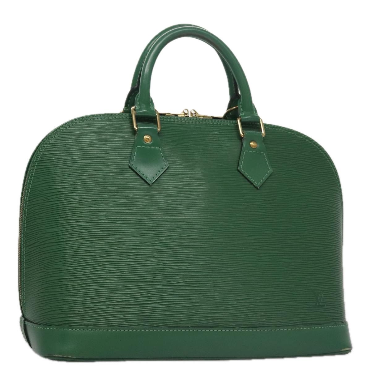 Louis Vuitton Alma Green Leather Handbag (Pre-Owned) Size ONE SIZE - 17 Thumbnail