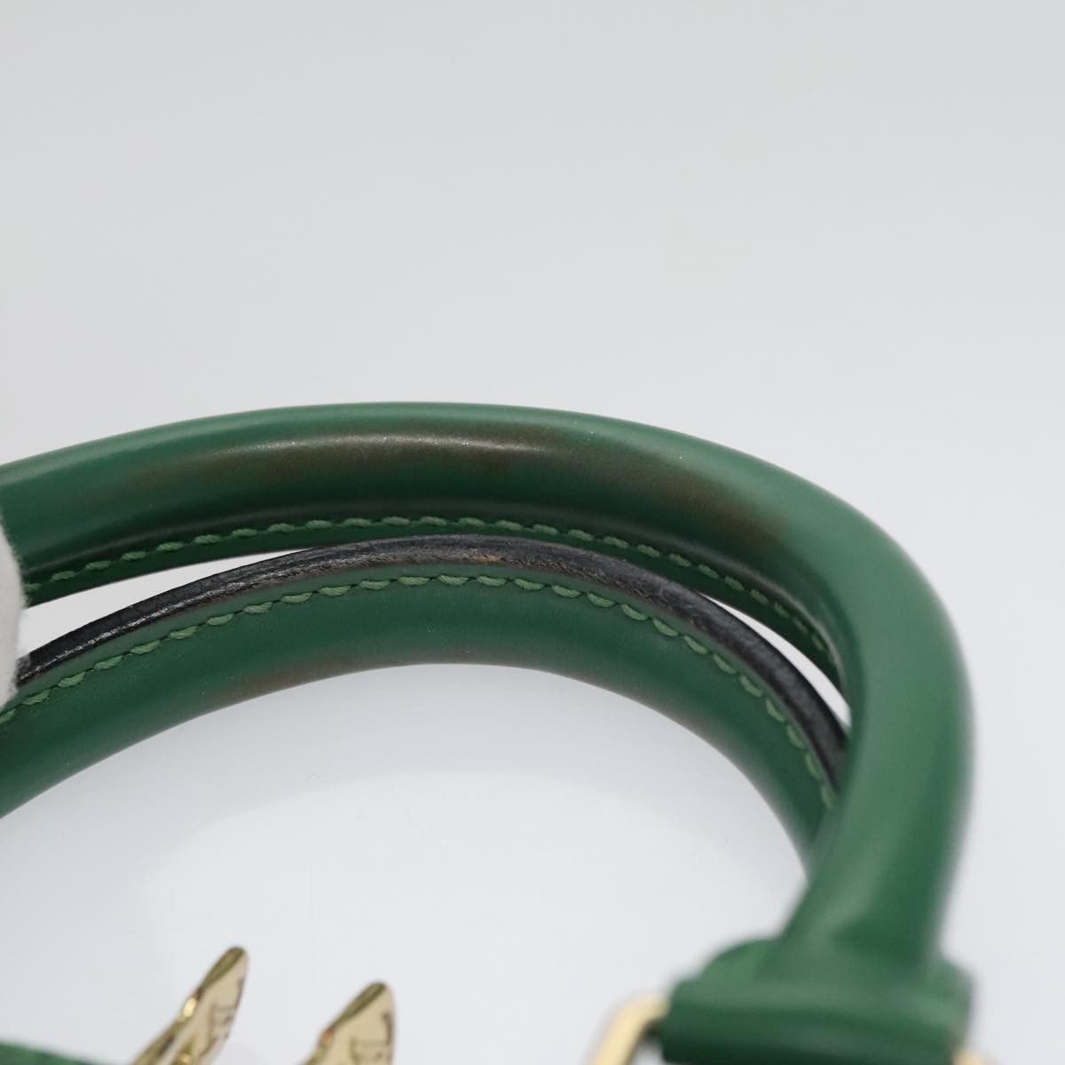 Louis Vuitton Alma Green Leather Handbag (Pre-Owned) Size ONE SIZE - 11 Thumbnail