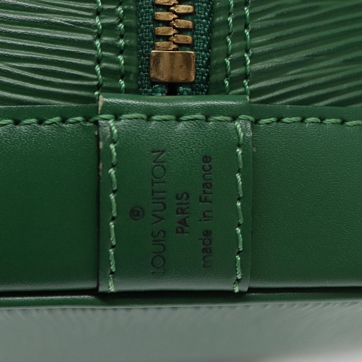 Louis Vuitton Alma Green Leather Handbag (Pre-Owned) Size ONE SIZE - 15 Thumbnail