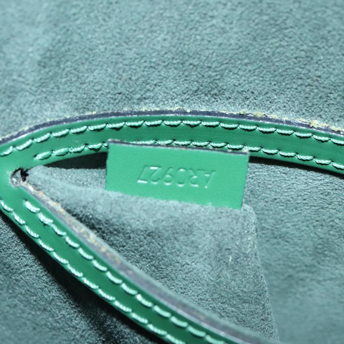 Louis Vuitton Alma Green Leather Handbag (Pre-Owned) Size ONE SIZE - 14 Thumbnail