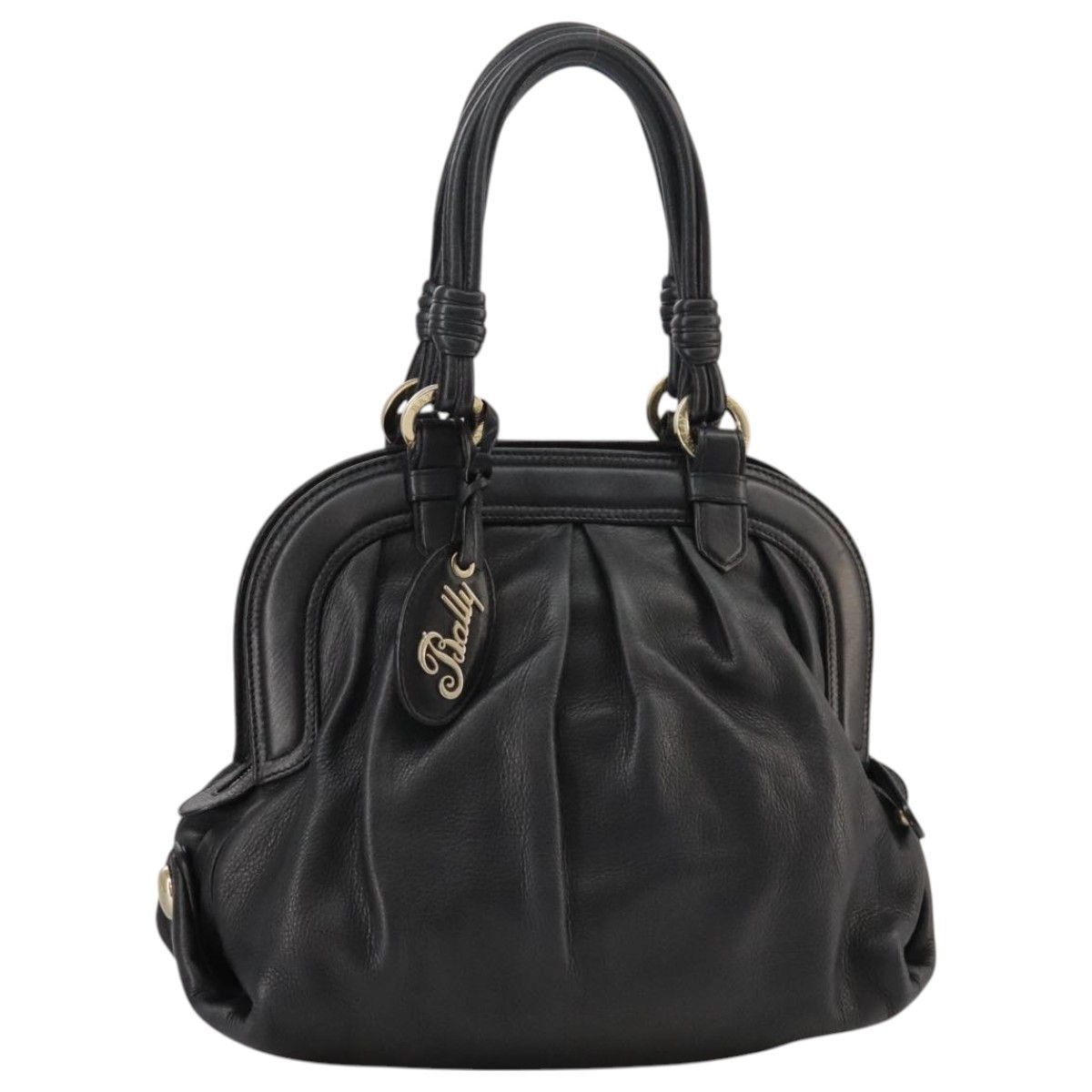 Bally Black Leather Handbag (Pre-Owned) Size ONE SIZE - 19 Thumbnail