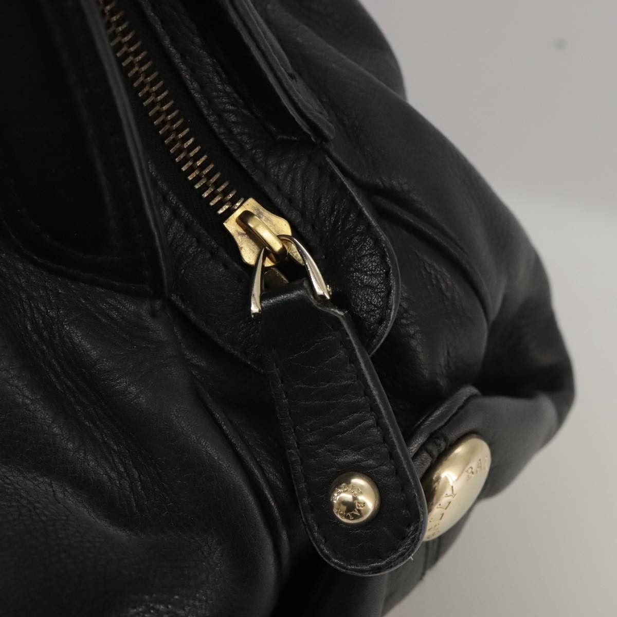 Bally Black Leather Handbag (Pre-Owned) Size ONE SIZE - 11 Thumbnail