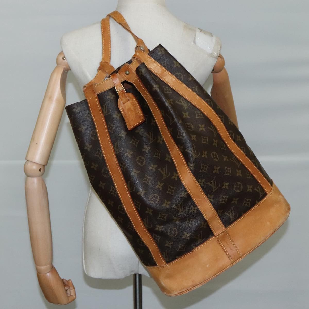 Louis Vuitton Randonnée Brown Canvas Shoulder Bag (Pre-Owned) Size ONE SIZE - 16 Thumbnail