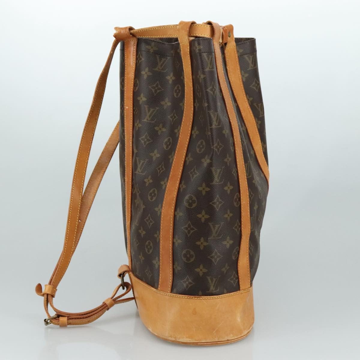 Louis Vuitton Randonnée Brown Canvas Shoulder Bag (Pre-Owned) Size ONE SIZE - 3 Thumbnail
