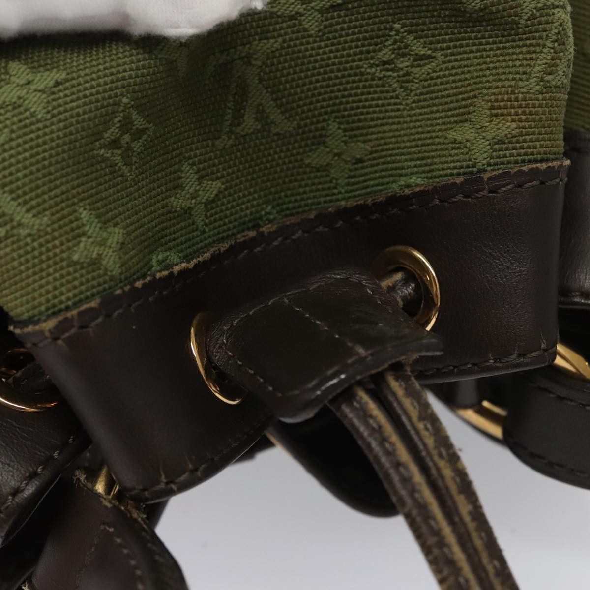 Louis Vuitton Noelie Khaki Canvas Tote Bag (Pre-Owned) Size ONE SIZE - 7 Thumbnail