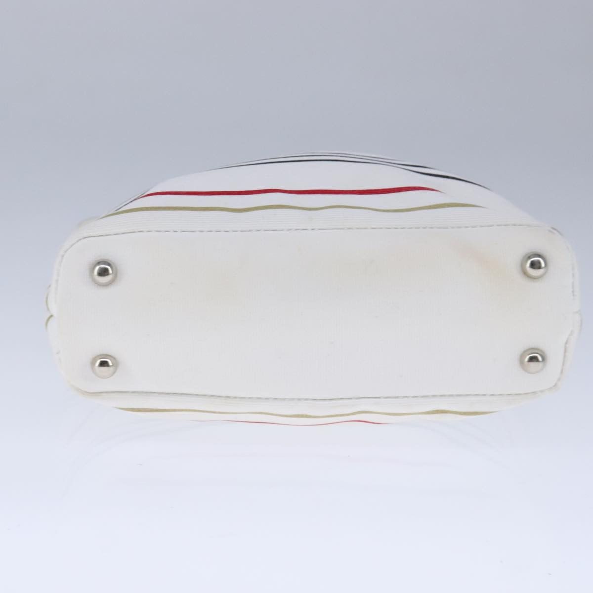 Burberry White Canvas Handbag (Pre-Owned) Size ONE SIZE - 16 Thumbnail