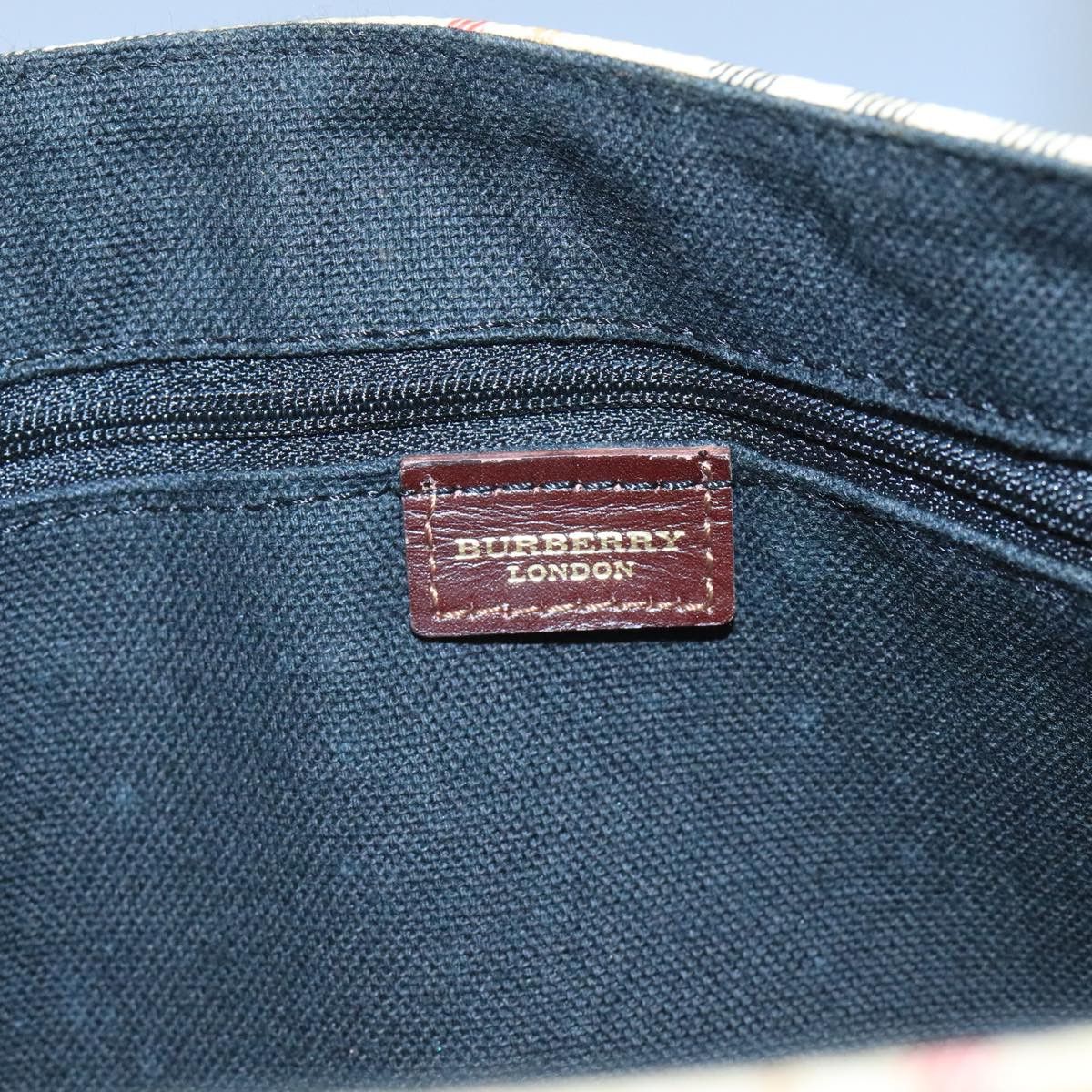 Burberry Nova Check Beige Canvas Tote Bag (Pre-Owned) Size ONE SIZE - 13 Thumbnail