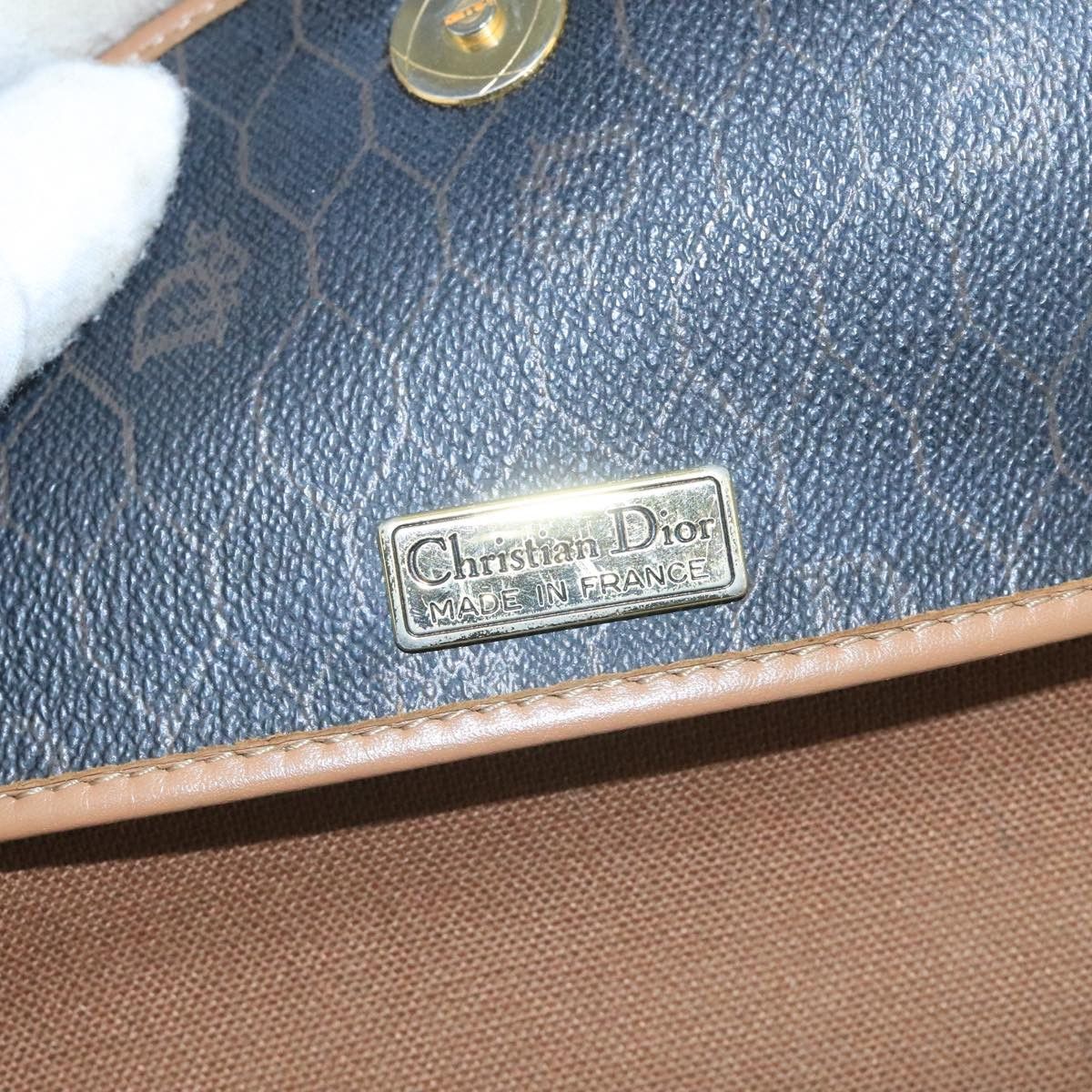 Dior Honeycomb Black Canvas Shoulder Bag (Pre-Owned) Size ONE SIZE - 14 Thumbnail