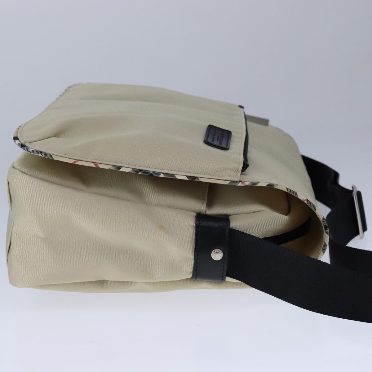 Burberry Nova Check Beige Synthetic Shoulder Bag (Pre-Owned) Size ONE SIZE - 4 Thumbnail