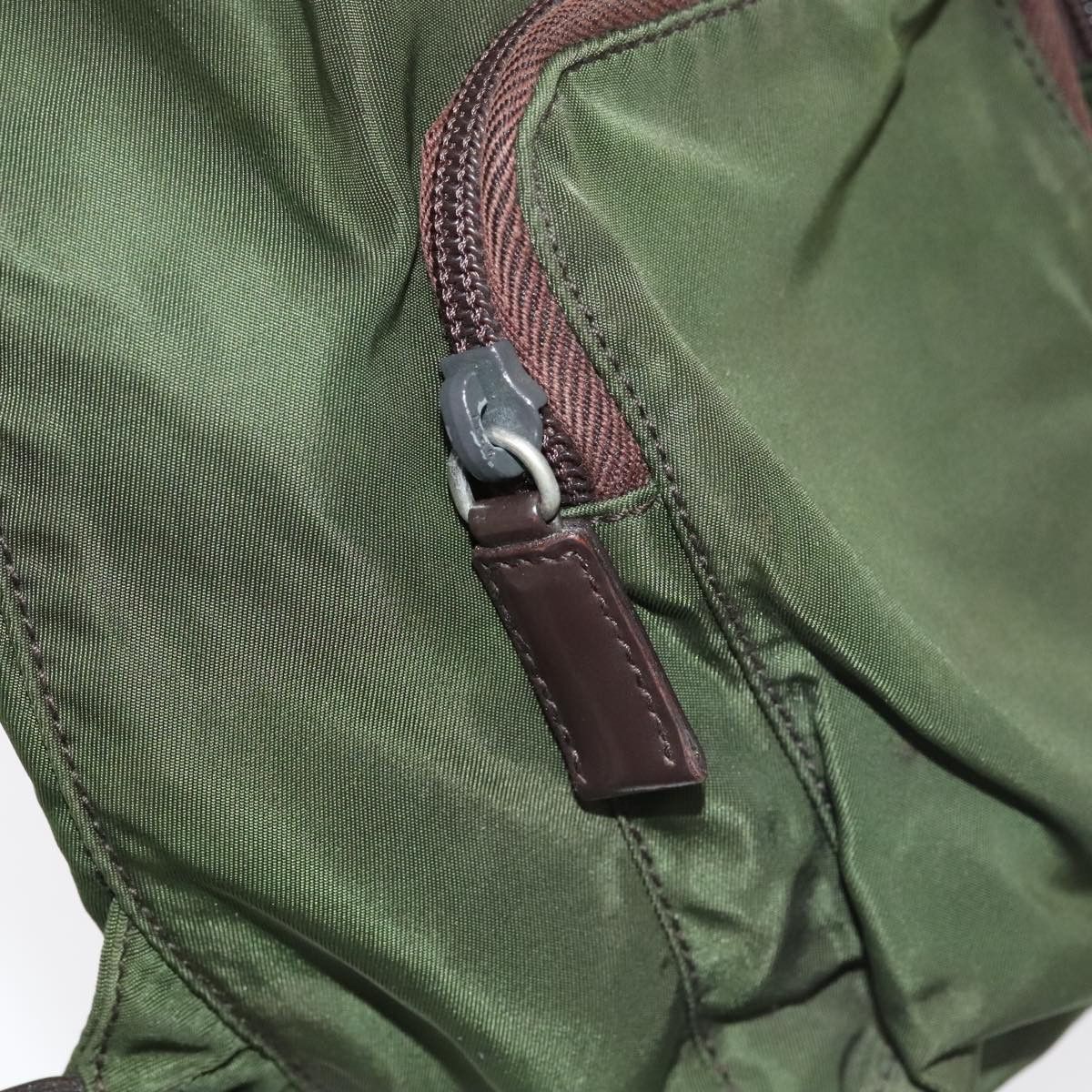 Prada Re-Nylon Khaki Synthetic Backpack Bag (Pre-Owned) Size ONE SIZE - 19 Thumbnail