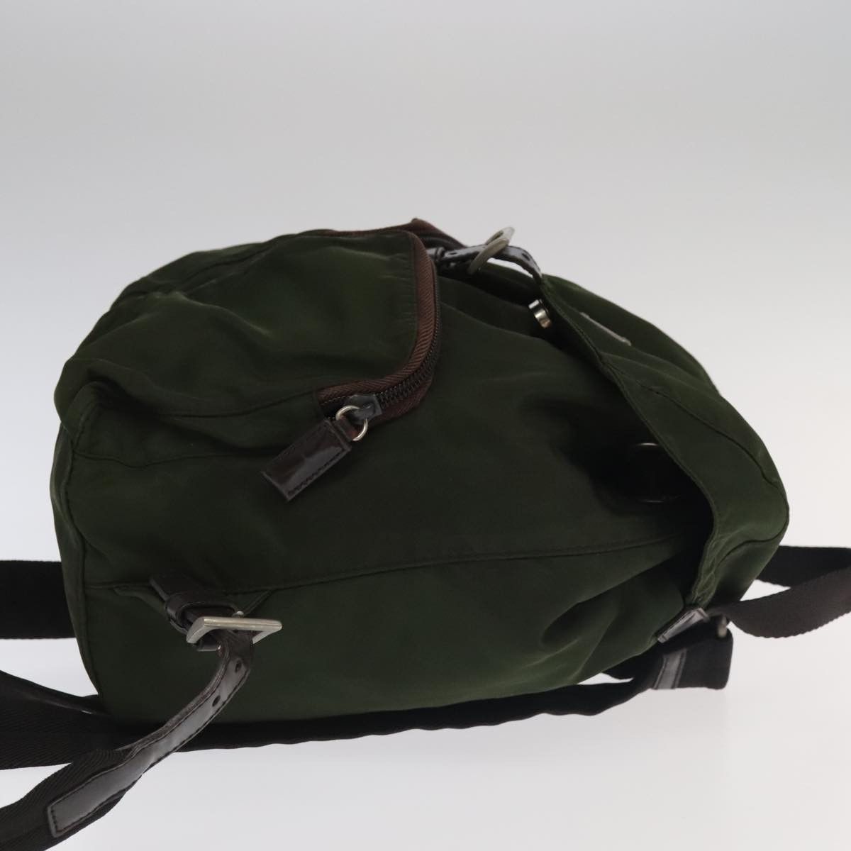 Prada Re-Nylon Khaki Synthetic Backpack Bag (Pre-Owned) Size ONE SIZE - 3 Thumbnail