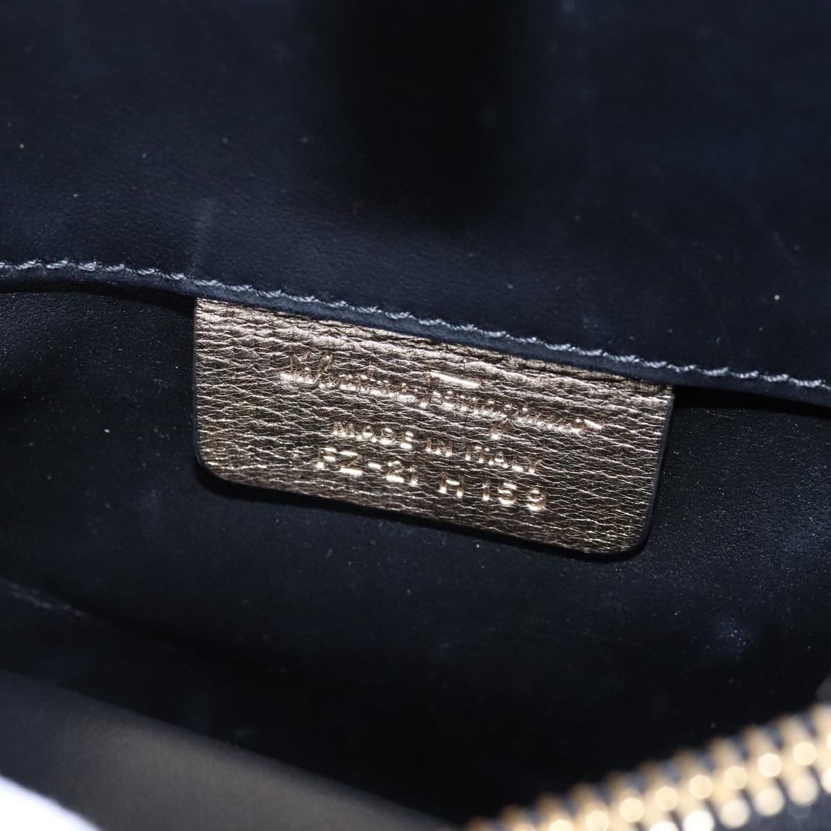 Salvatore Ferragamo Gancini Gold Leather Handbag (Pre-Owned) Size ONE SIZE - 14 Thumbnail