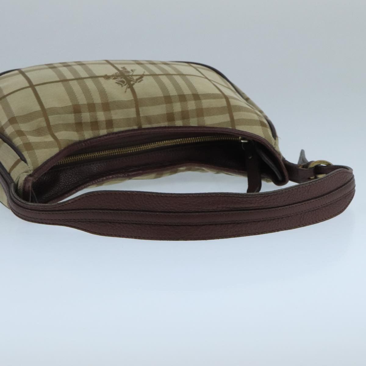 Burberry Nova Check Beige Canvas Handbag (Pre-Owned) Size ONE SIZE - 5 Thumbnail