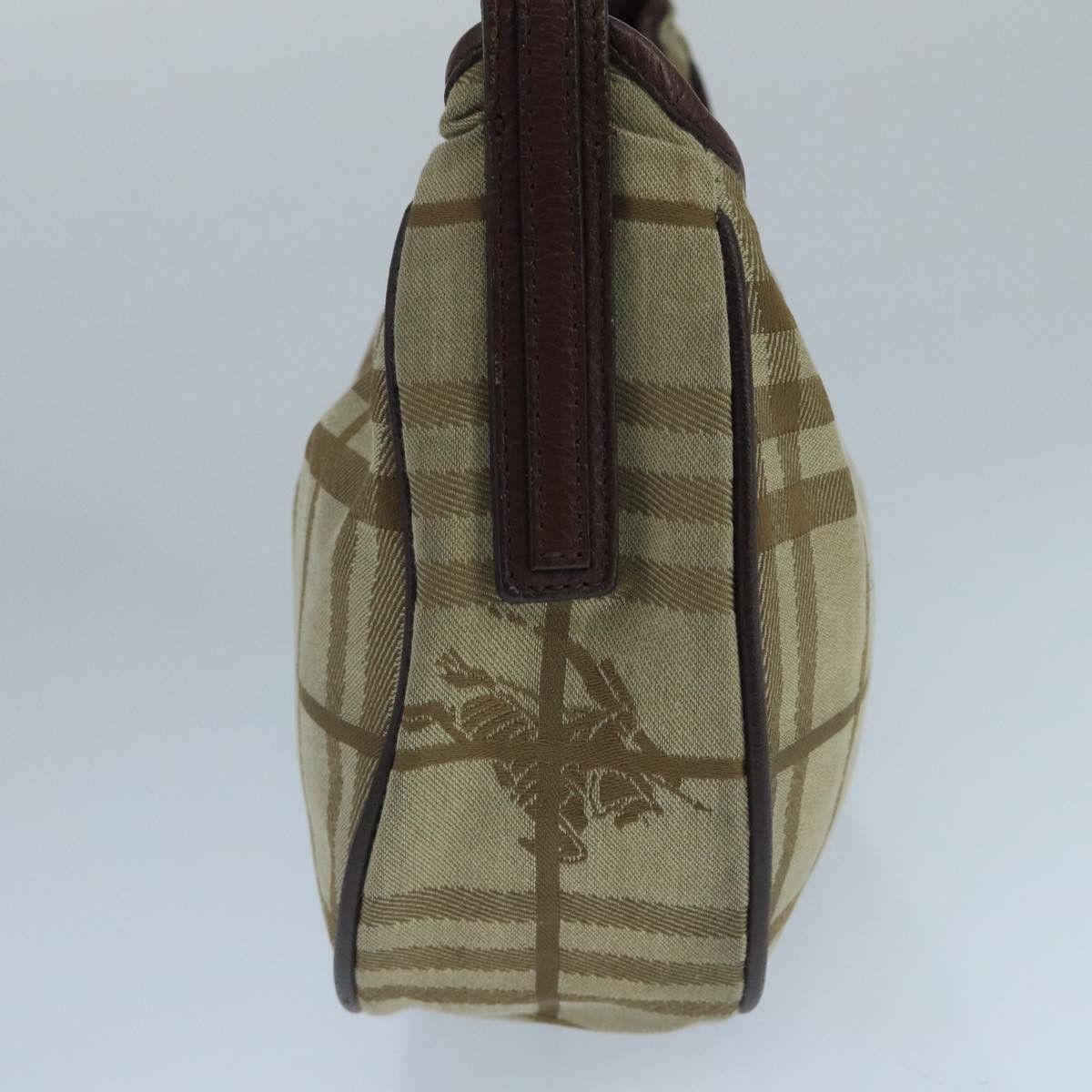 Burberry Nova Check Beige Canvas Handbag (Pre-Owned) Size ONE SIZE - 4 Thumbnail