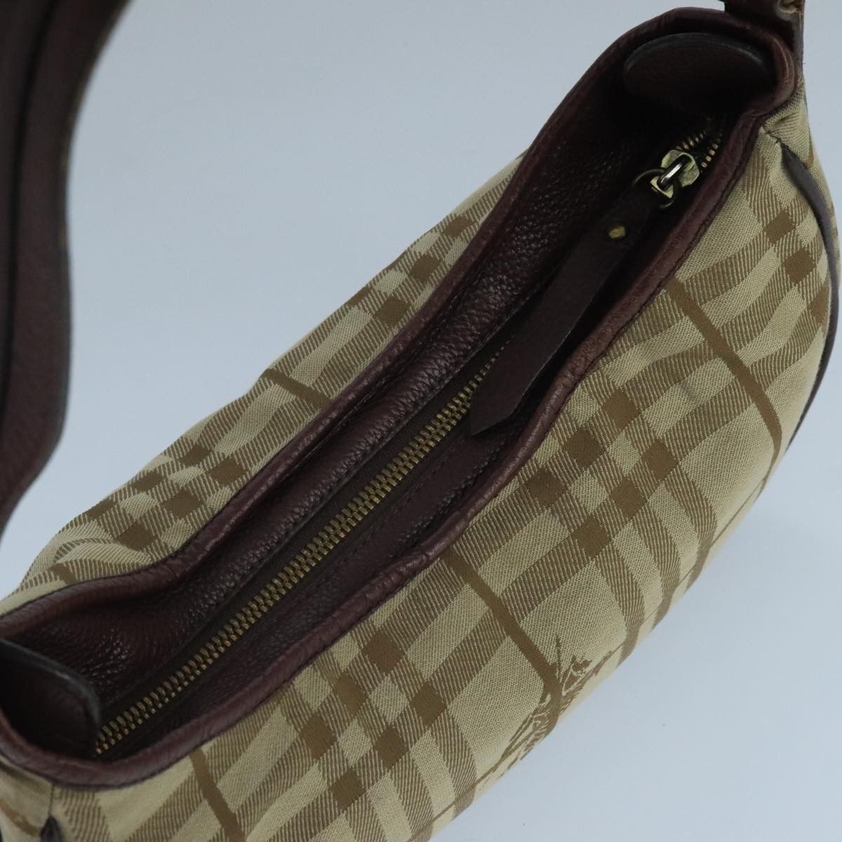 Burberry Nova Check Beige Canvas Handbag (Pre-Owned) Size ONE SIZE - 12 Thumbnail