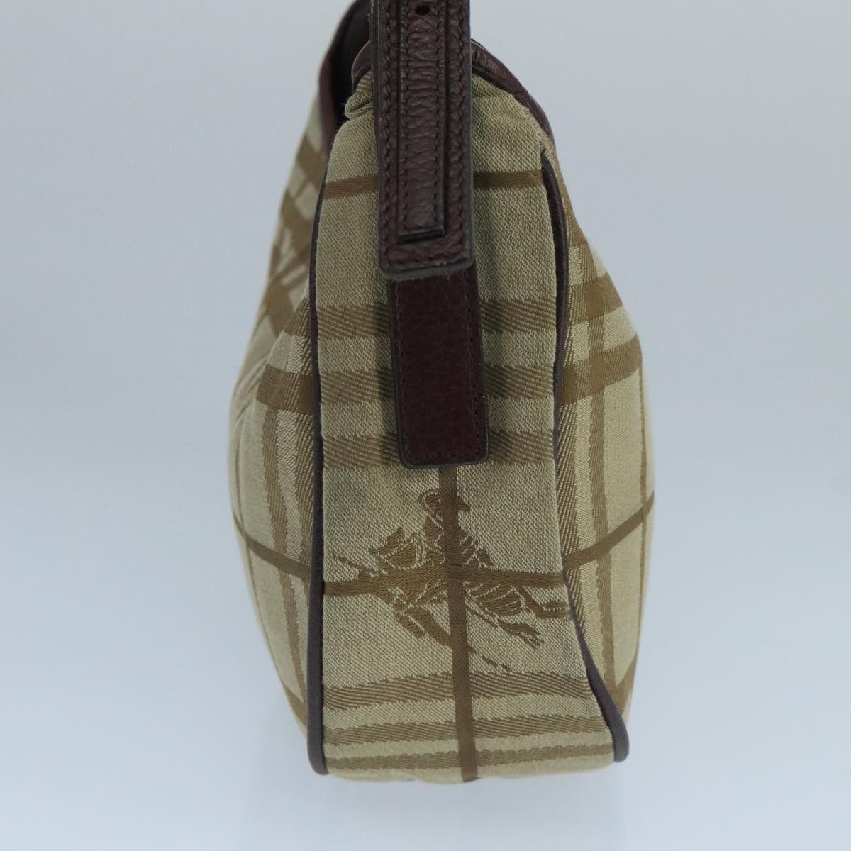 Burberry Nova Check Beige Canvas Handbag (Pre-Owned) Size ONE SIZE - 3 Thumbnail