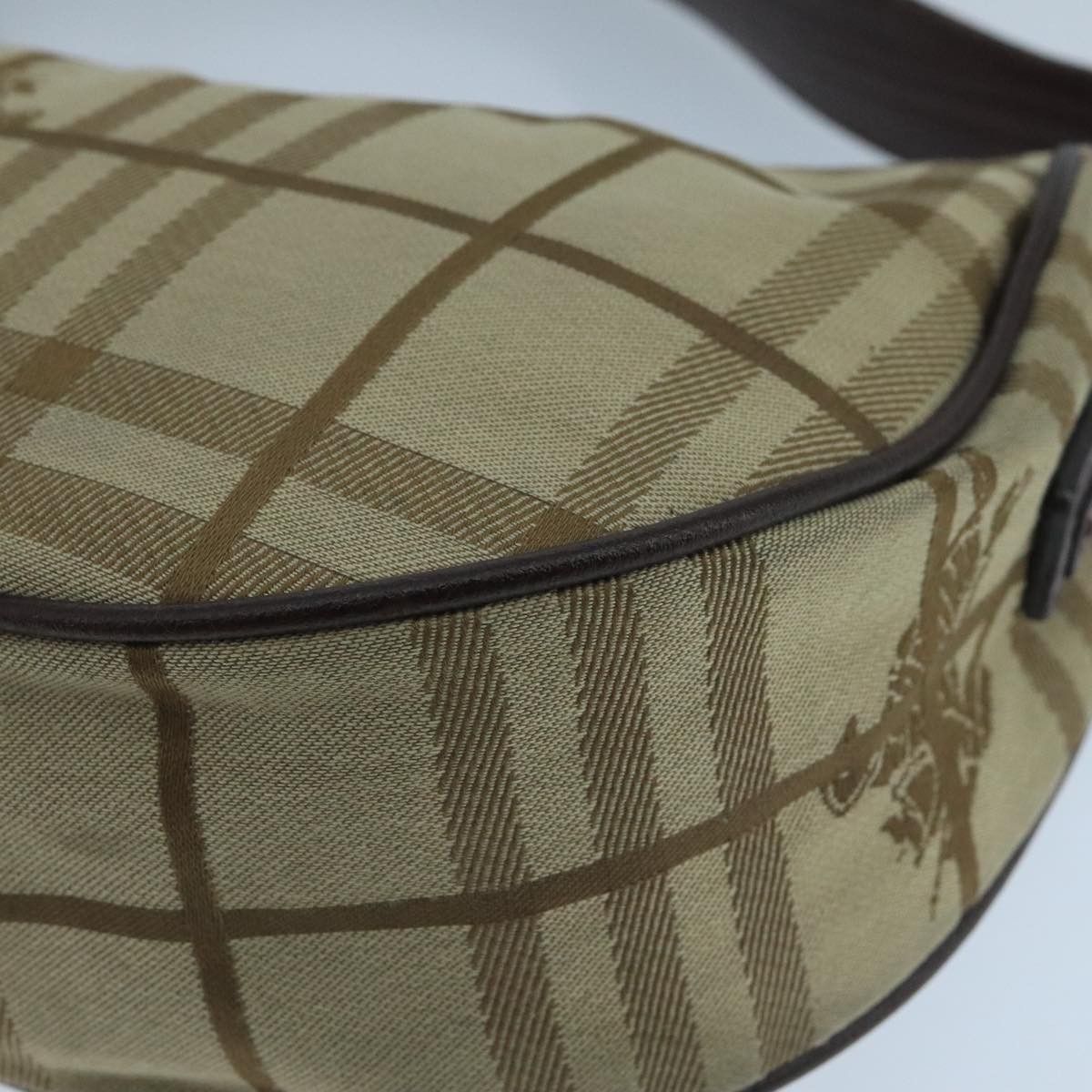 Burberry Nova Check Beige Canvas Handbag (Pre-Owned) Size ONE SIZE - 7 Thumbnail