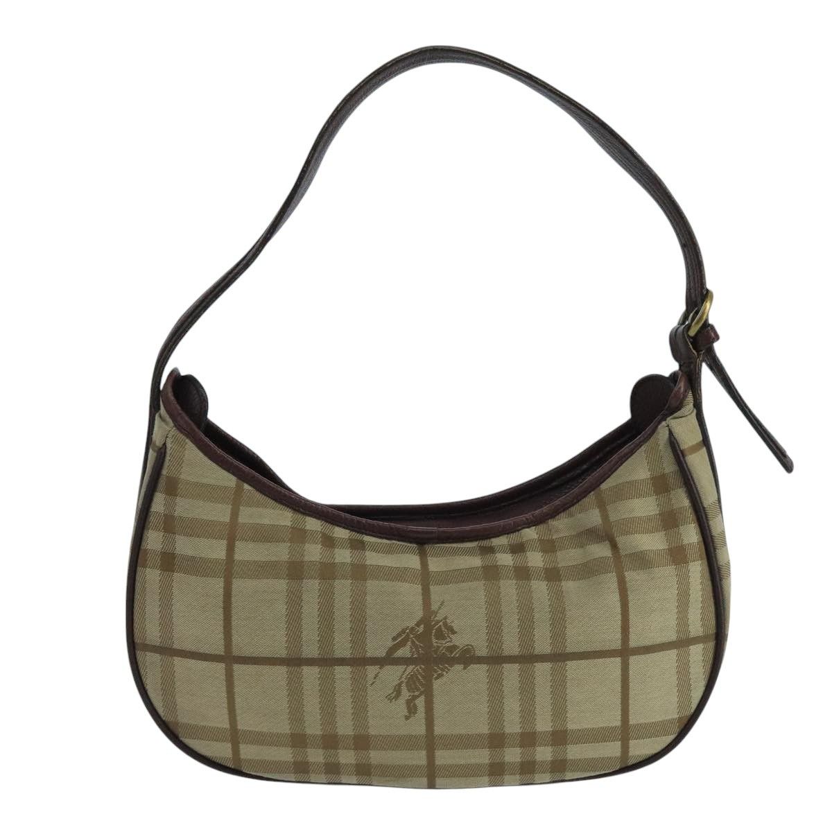 Burberry Nova Check Beige Canvas Handbag (Pre-Owned) Size ONE SIZE - 2 Thumbnail