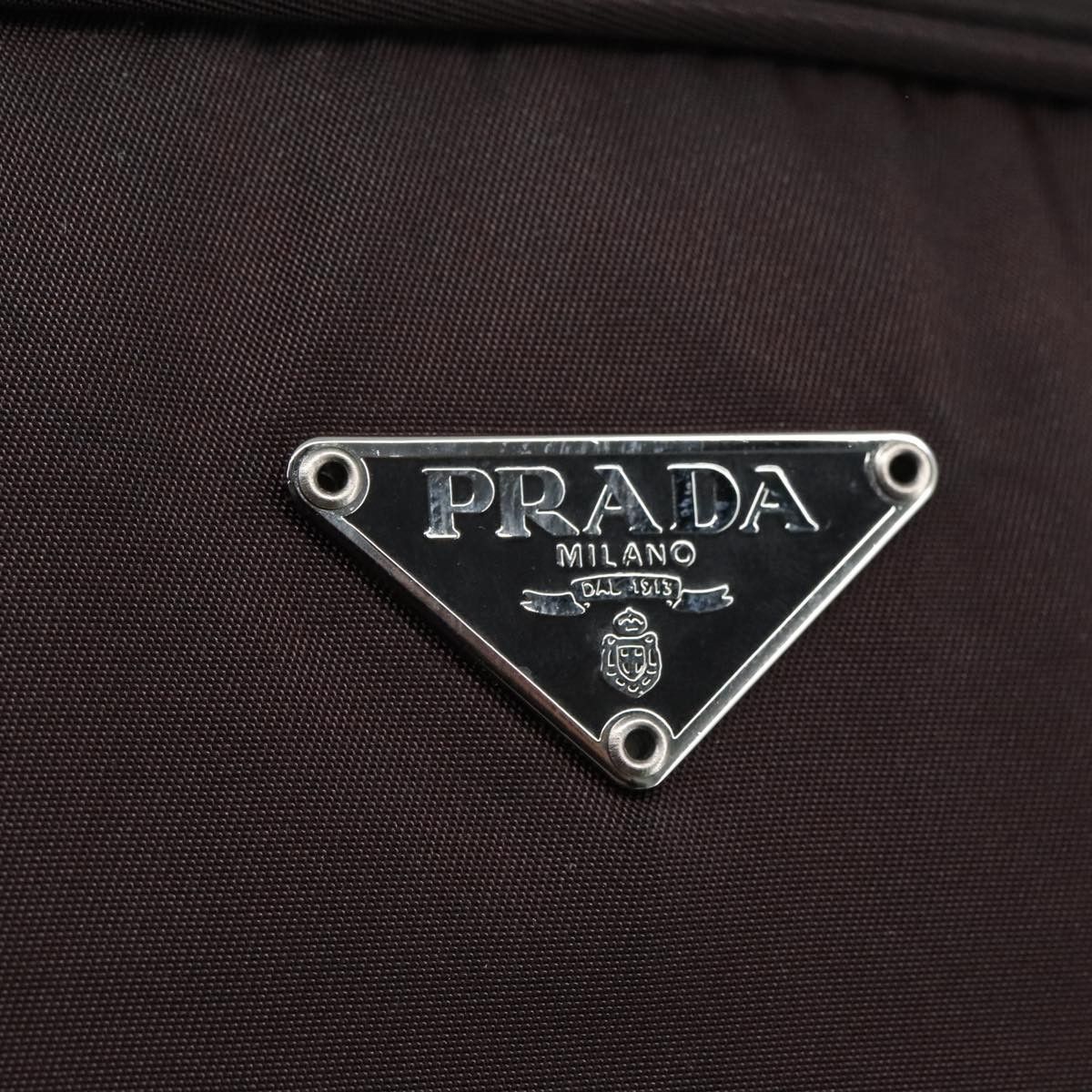 Prada Tessuto Brown Synthetic Tote Bag (Pre-Owned) Size ONE SIZE - 14 Thumbnail