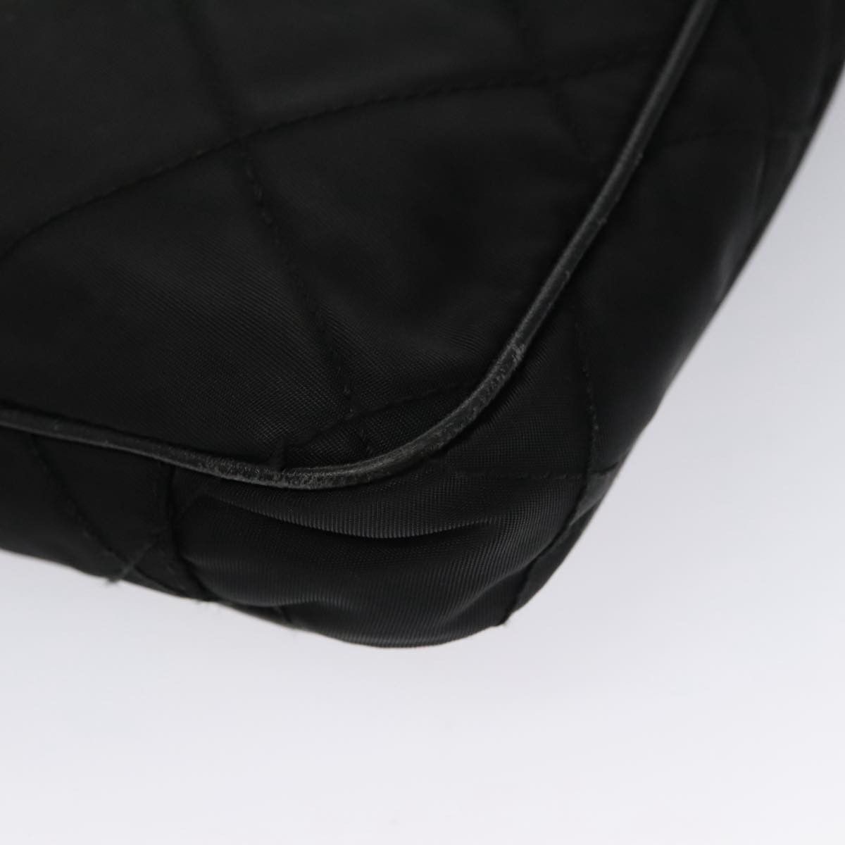 Prada Tessuto Black Synthetic Shoulder Bag (Pre-Owned) Size ONE SIZE - 8 Thumbnail