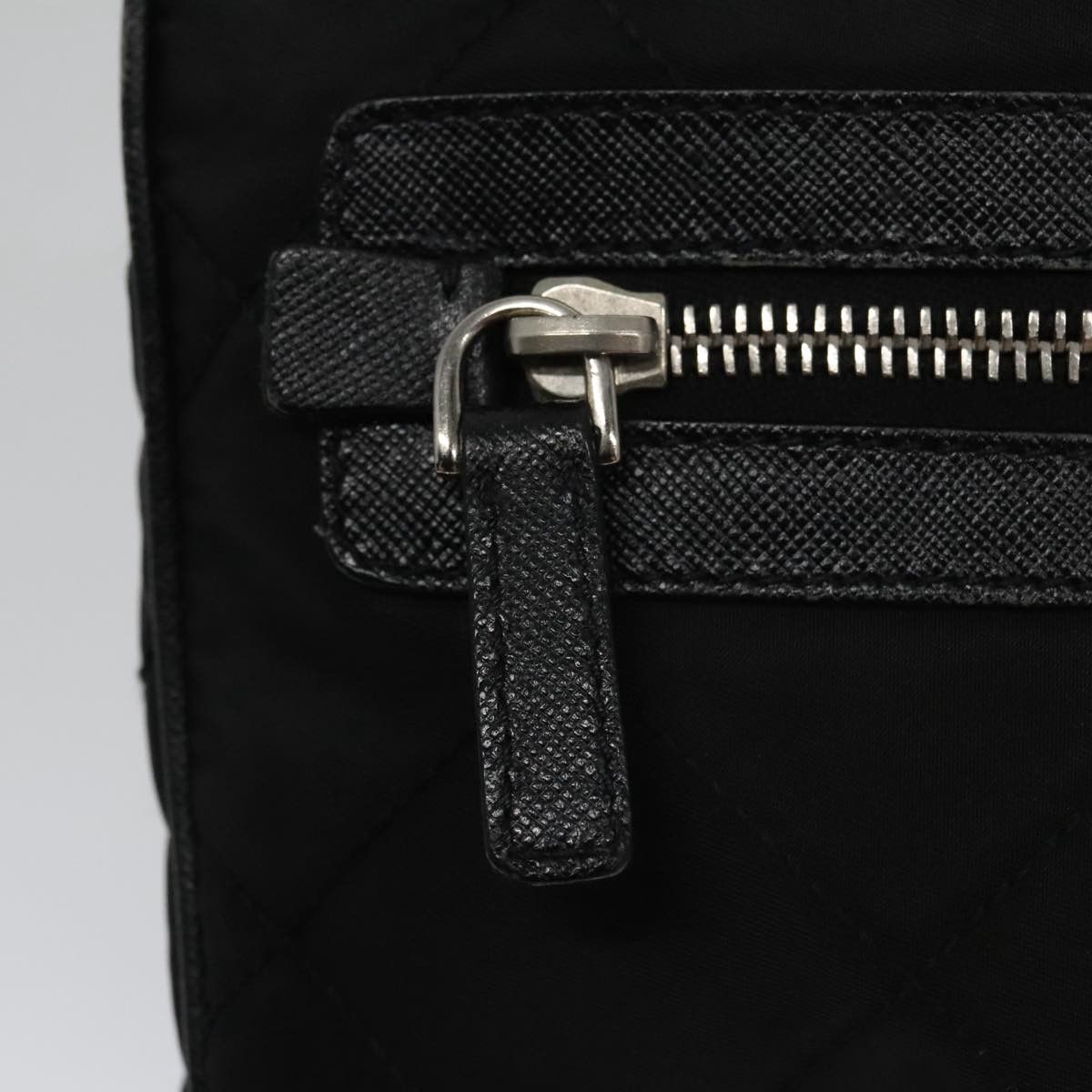 Prada Tessuto Black Synthetic Shoulder Bag (Pre-Owned) Size ONE SIZE - 12 Thumbnail