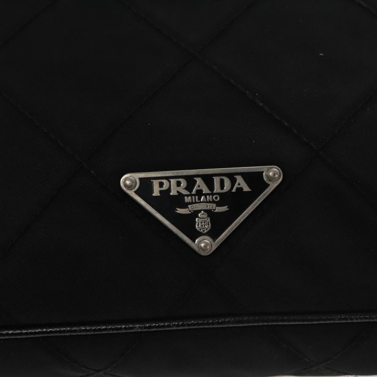 Prada Tessuto Black Synthetic Shoulder Bag (Pre-Owned) Size ONE SIZE - 18 Thumbnail