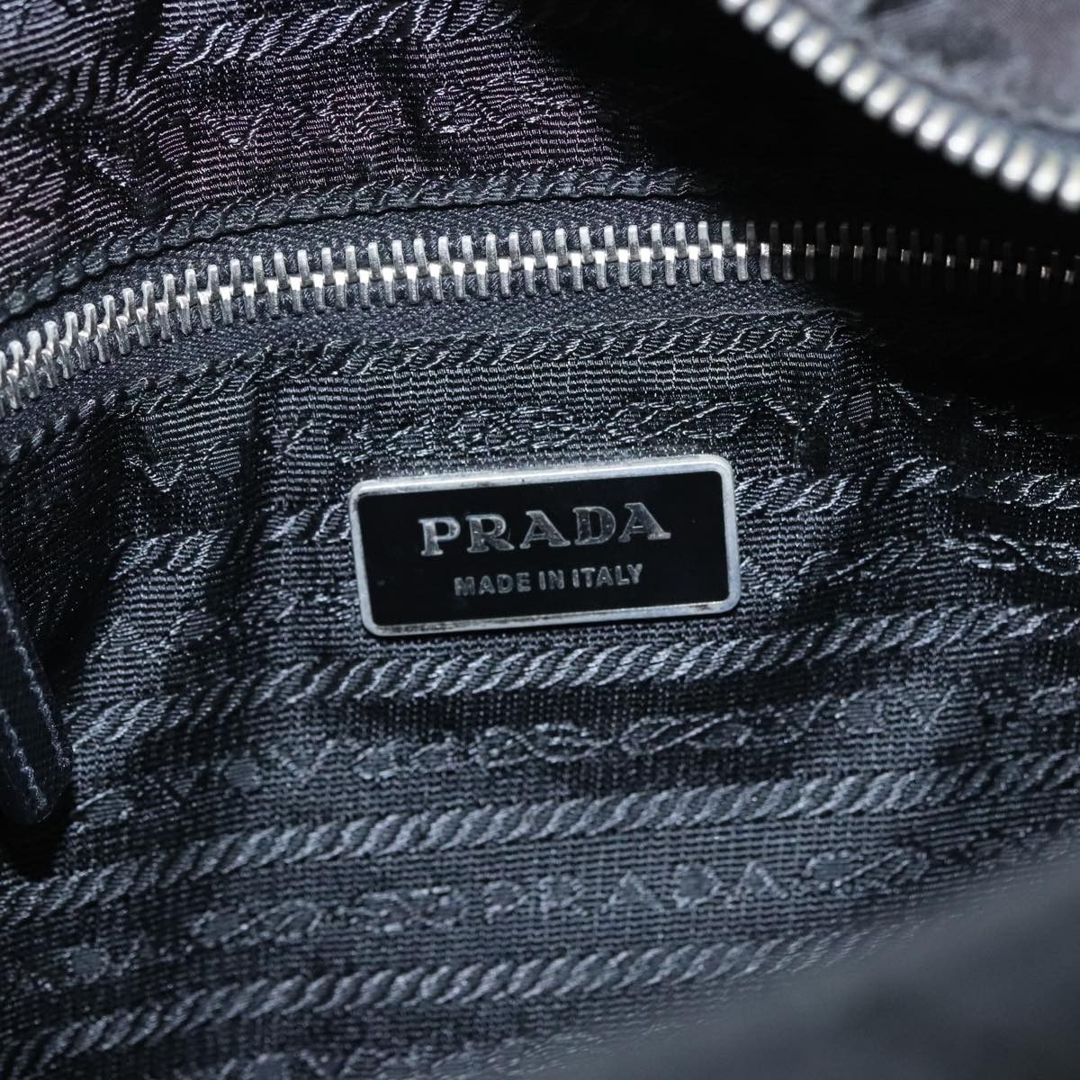 Prada Tessuto Black Synthetic Shoulder Bag (Pre-Owned) Size ONE SIZE - 17 Thumbnail