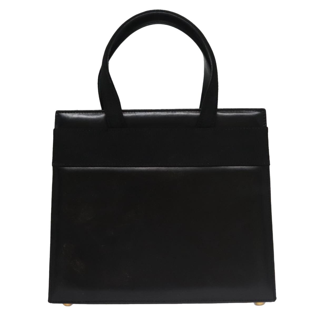 Salvatore Ferragamo Vara Black Leather Handbag (Pre-Owned) Size ONE SIZE - 2 Thumbnail