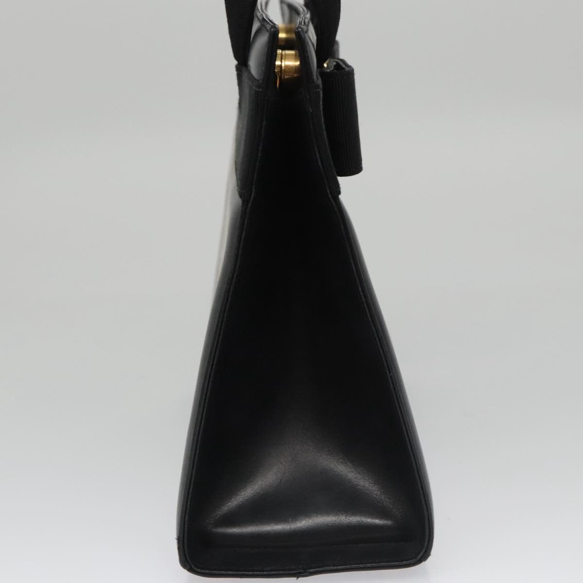 Salvatore Ferragamo Vara Black Leather Handbag (Pre-Owned) Size ONE SIZE - 3 Thumbnail