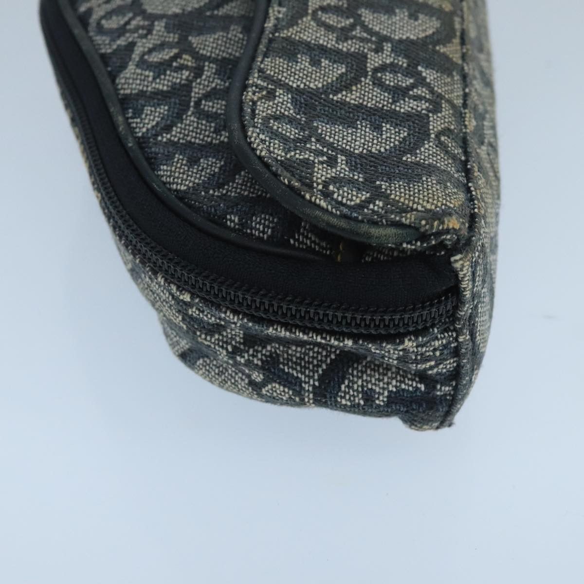 Dior Saddle Navy Canvas Clutch Bag (Pre-Owned) Size ONE SIZE - 3 Thumbnail