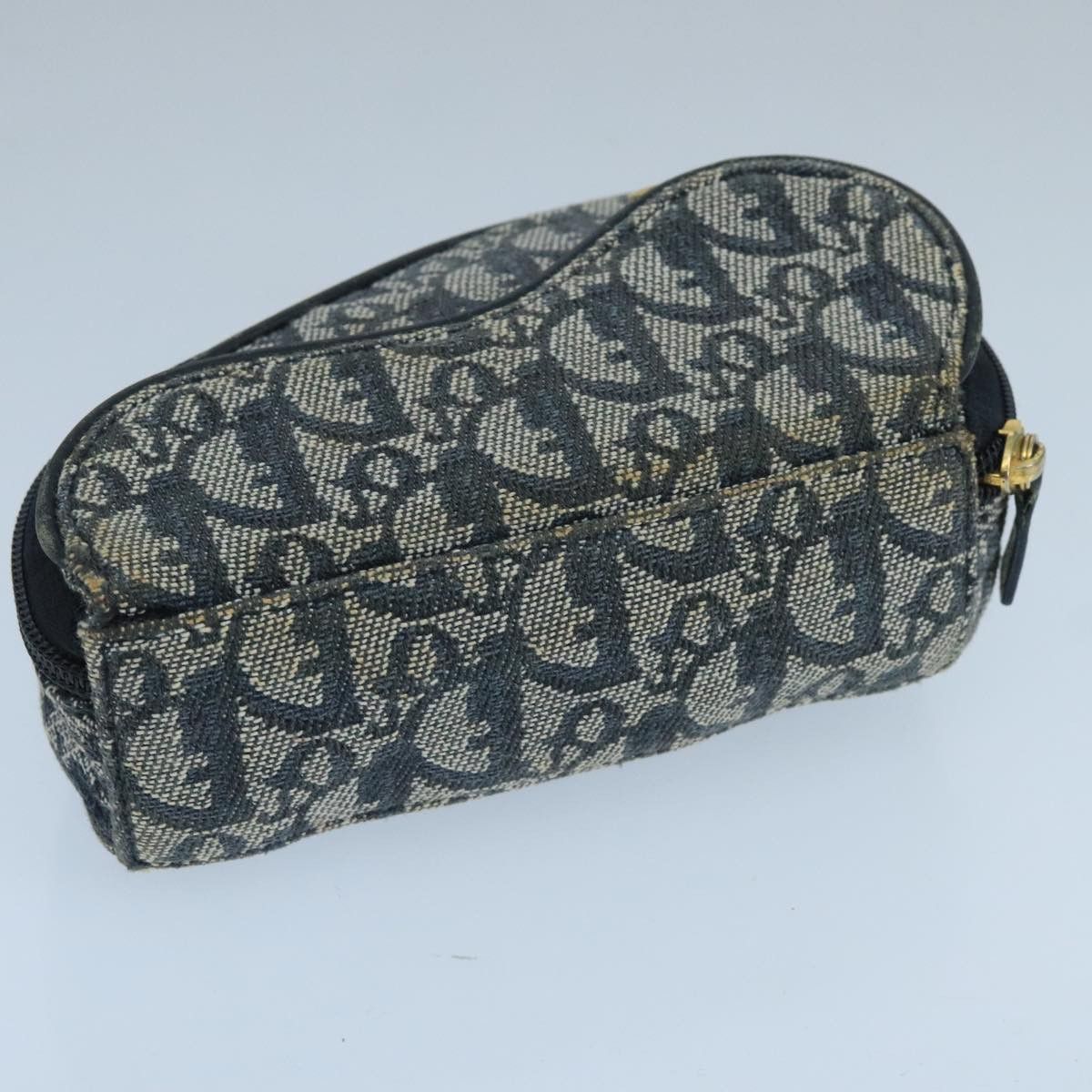 Dior Saddle Navy Canvas Clutch Bag (Pre-Owned) Size ONE SIZE - 5 Thumbnail