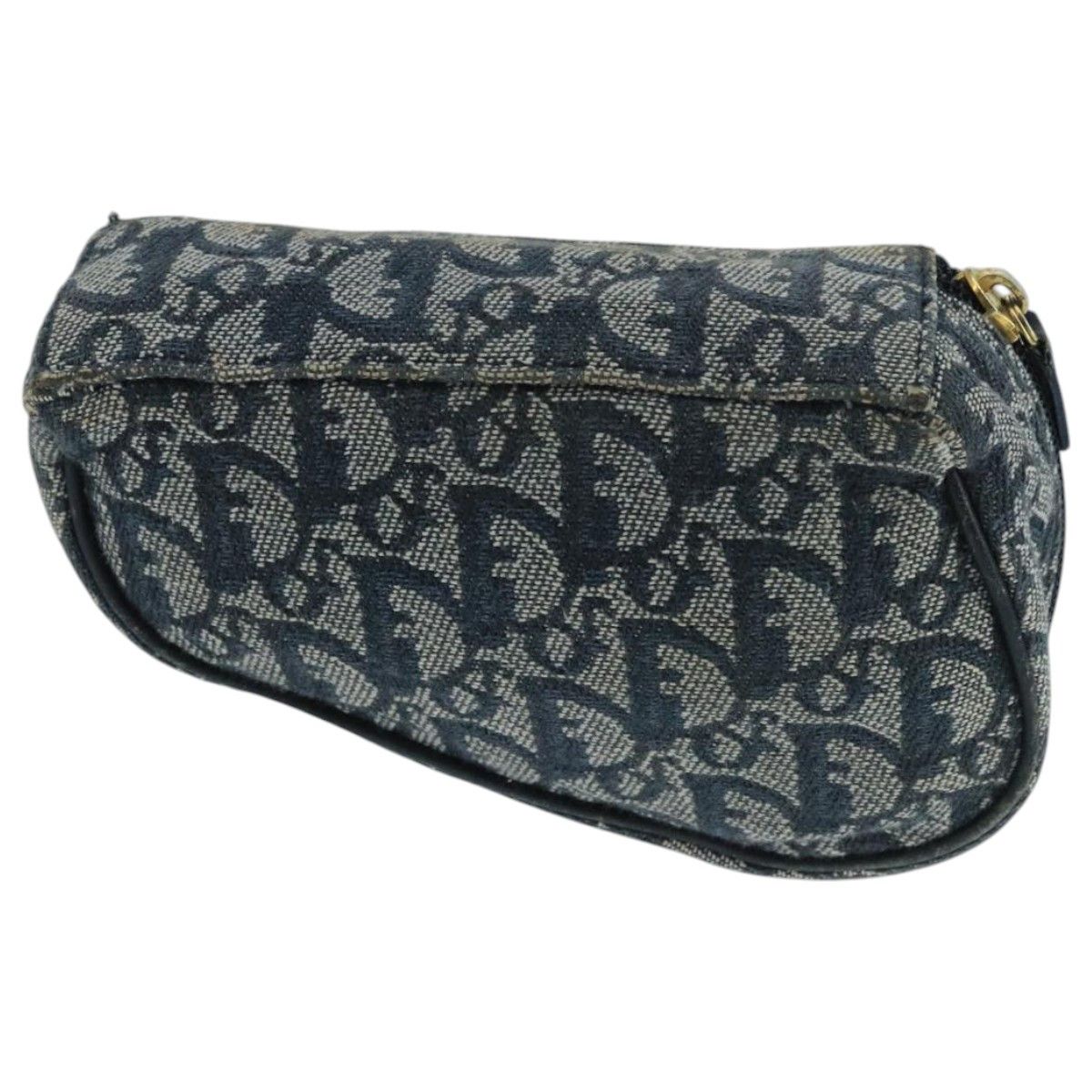 Dior Saddle Navy Canvas Clutch Bag (Pre-Owned) Size ONE SIZE - 2 Thumbnail