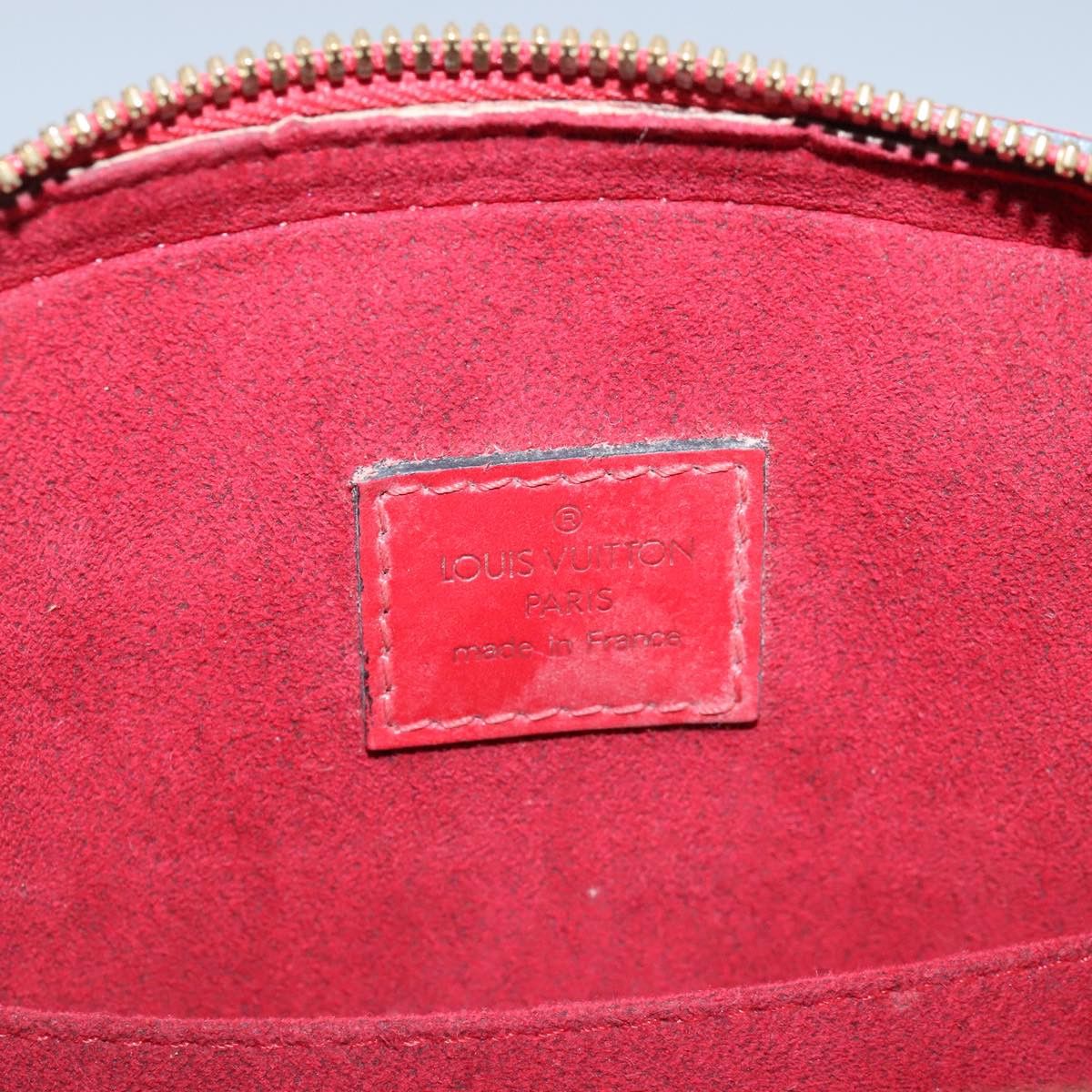 Louis Vuitton Jasmine Red Leather Handbag (Pre-Owned) Size ONE SIZE - 15 Thumbnail