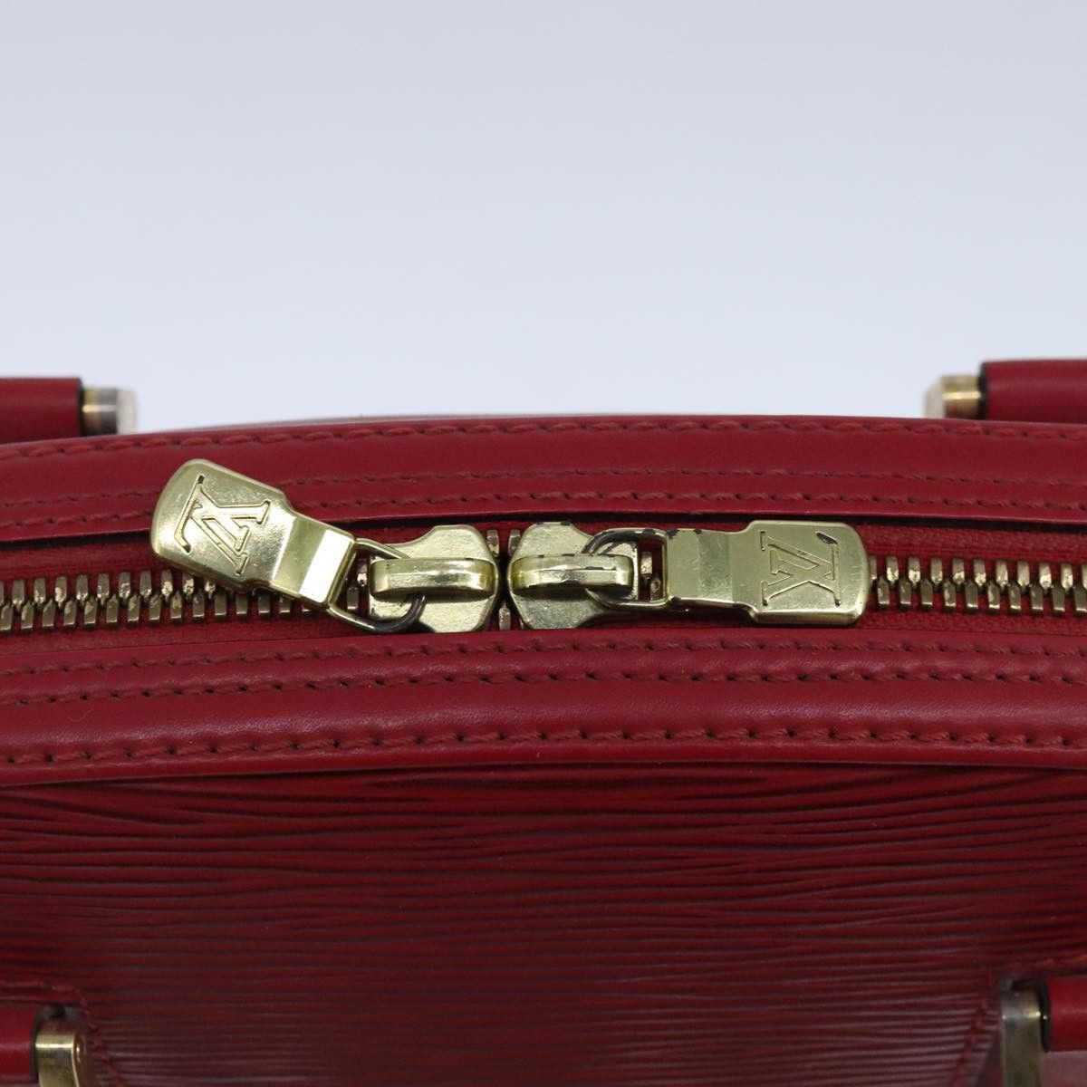 Louis Vuitton Jasmine Red Leather Handbag (Pre-Owned) Size ONE SIZE - 12 Thumbnail