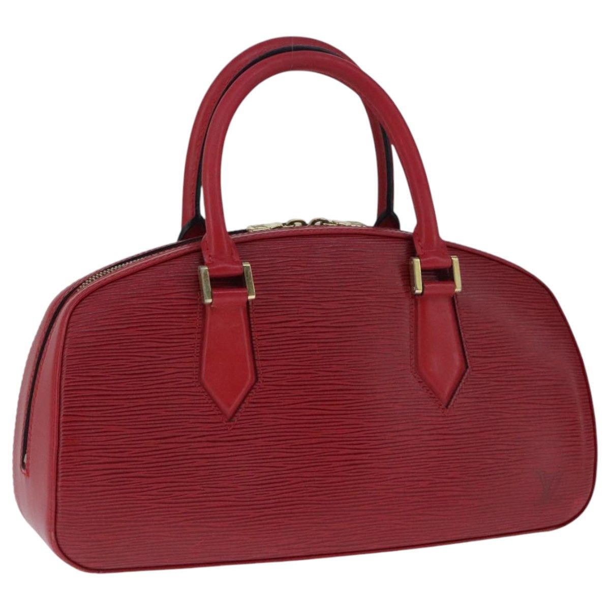 Louis Vuitton Jasmine Red Leather Handbag (Pre-Owned) Size ONE SIZE - 17 Thumbnail
