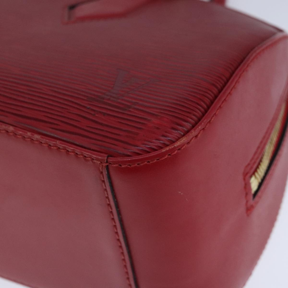 Louis Vuitton Jasmine Red Leather Handbag (Pre-Owned) Size ONE SIZE - 6 Thumbnail