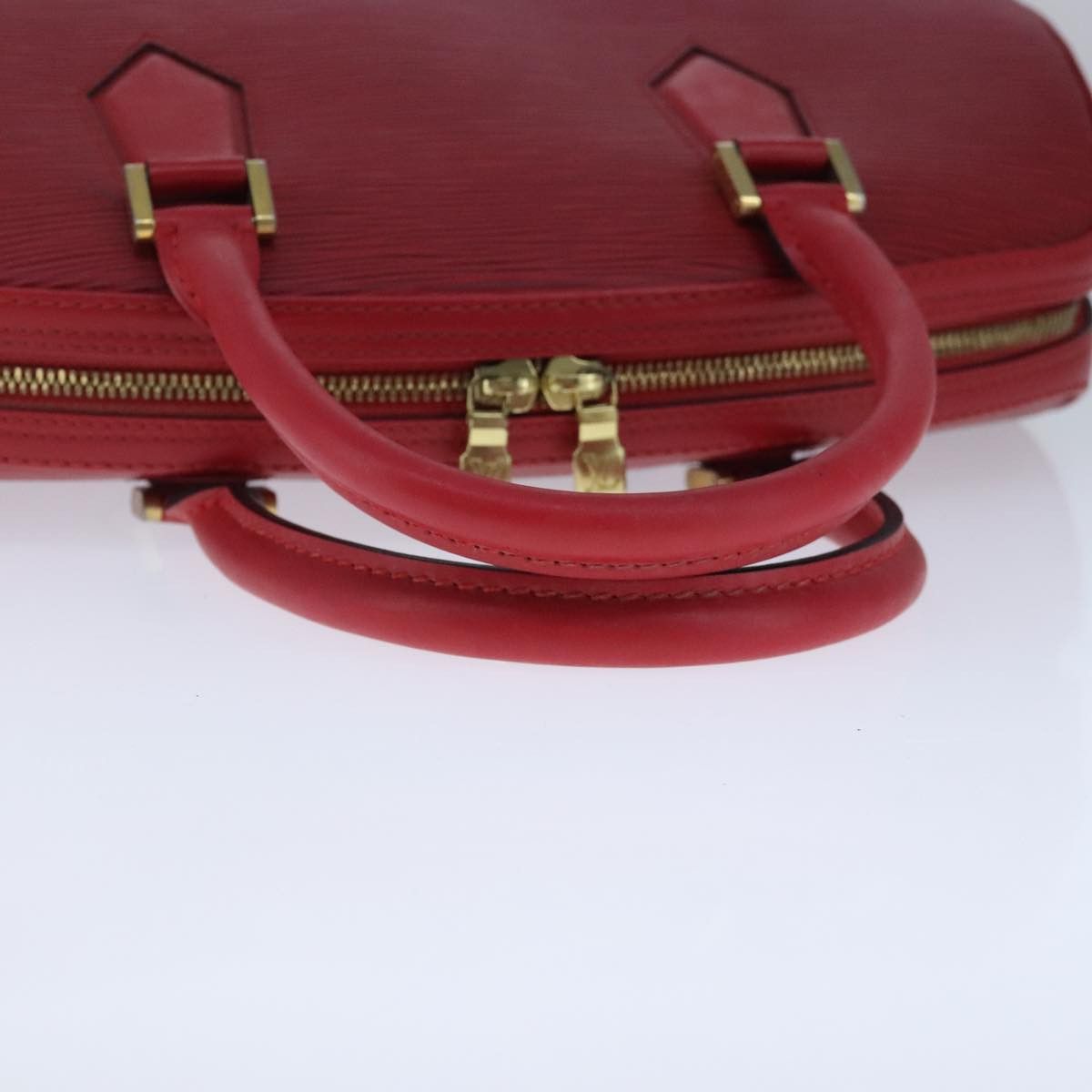 Louis Vuitton Jasmine Red Leather Handbag (Pre-Owned) Size ONE SIZE - 10 Thumbnail