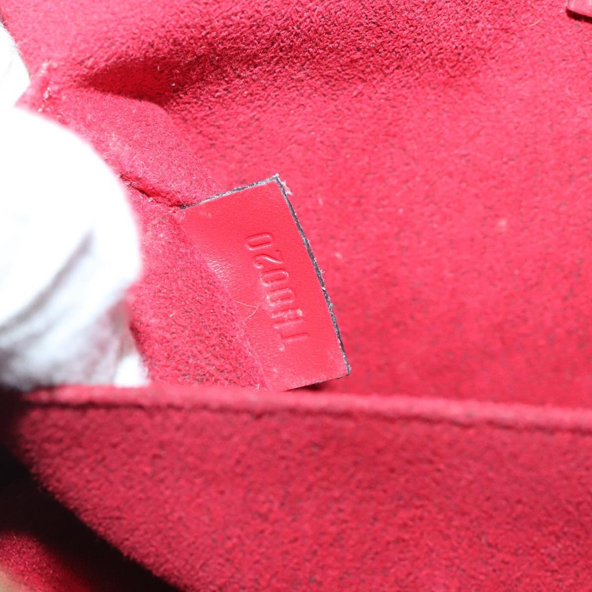 Louis Vuitton Jasmine Red Leather Handbag (Pre-Owned) Size ONE SIZE - 14 Thumbnail