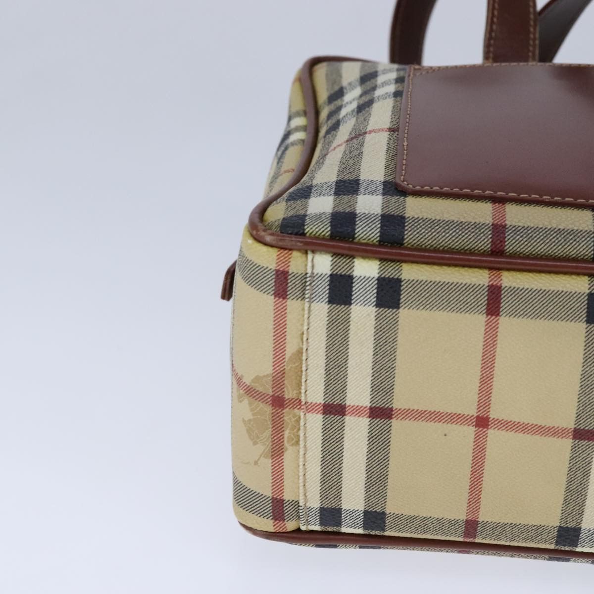 Burberry Nova Check Beige Canvas Handbag (Pre-Owned) Size ONE SIZE - 8 Thumbnail