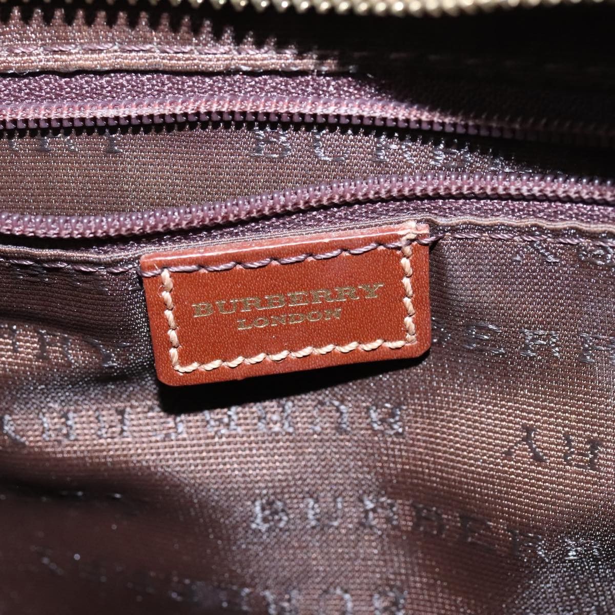 Burberry Nova Check Beige Canvas Handbag (Pre-Owned) Size ONE SIZE - 13 Thumbnail