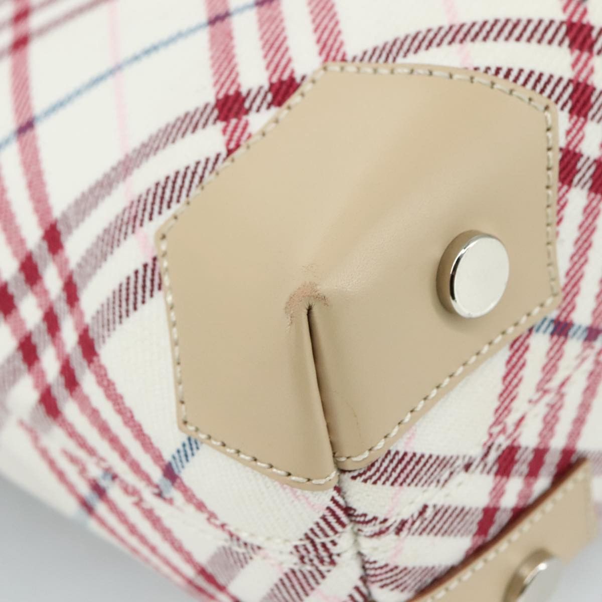 Burberry Nova Check White Canvas Handbag (Pre-Owned) Size ONE SIZE - 10 Thumbnail