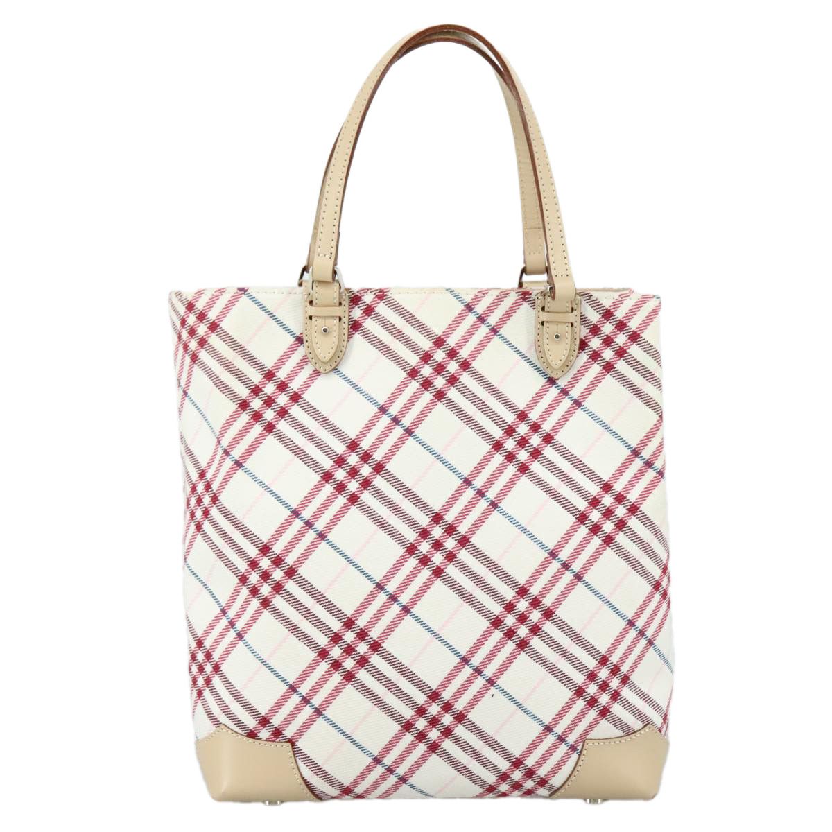 Burberry Nova Check White Canvas Handbag (Pre-Owned) Size ONE SIZE - 14 Thumbnail