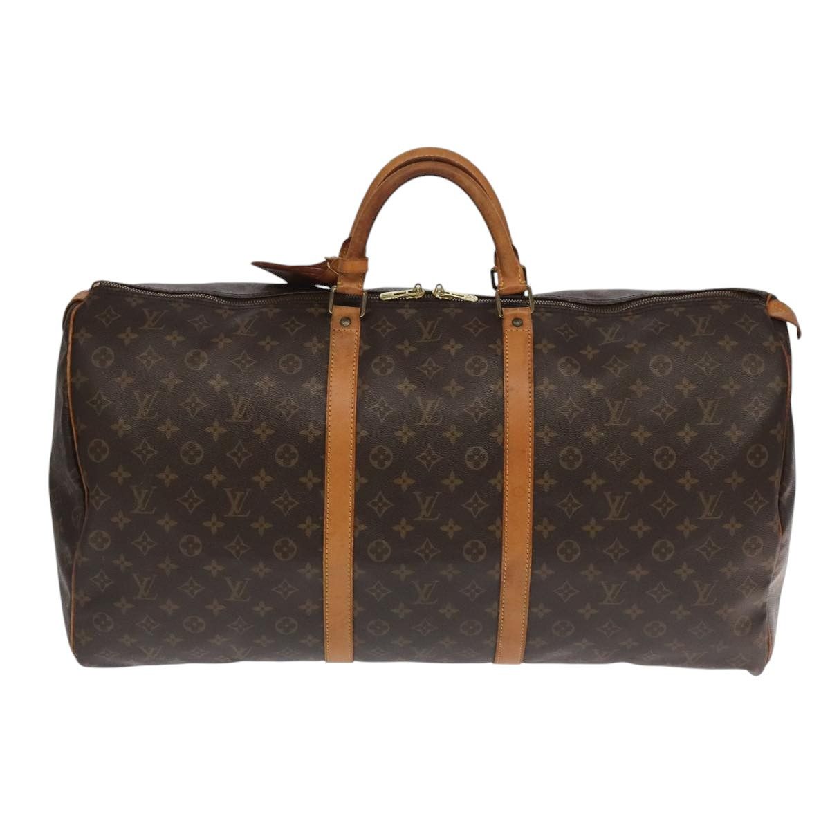 Louis Vuitton Keepall 60 Brown Canvas Travel Bag (Pre-Owned) Size ONE SIZE - 19 Thumbnail