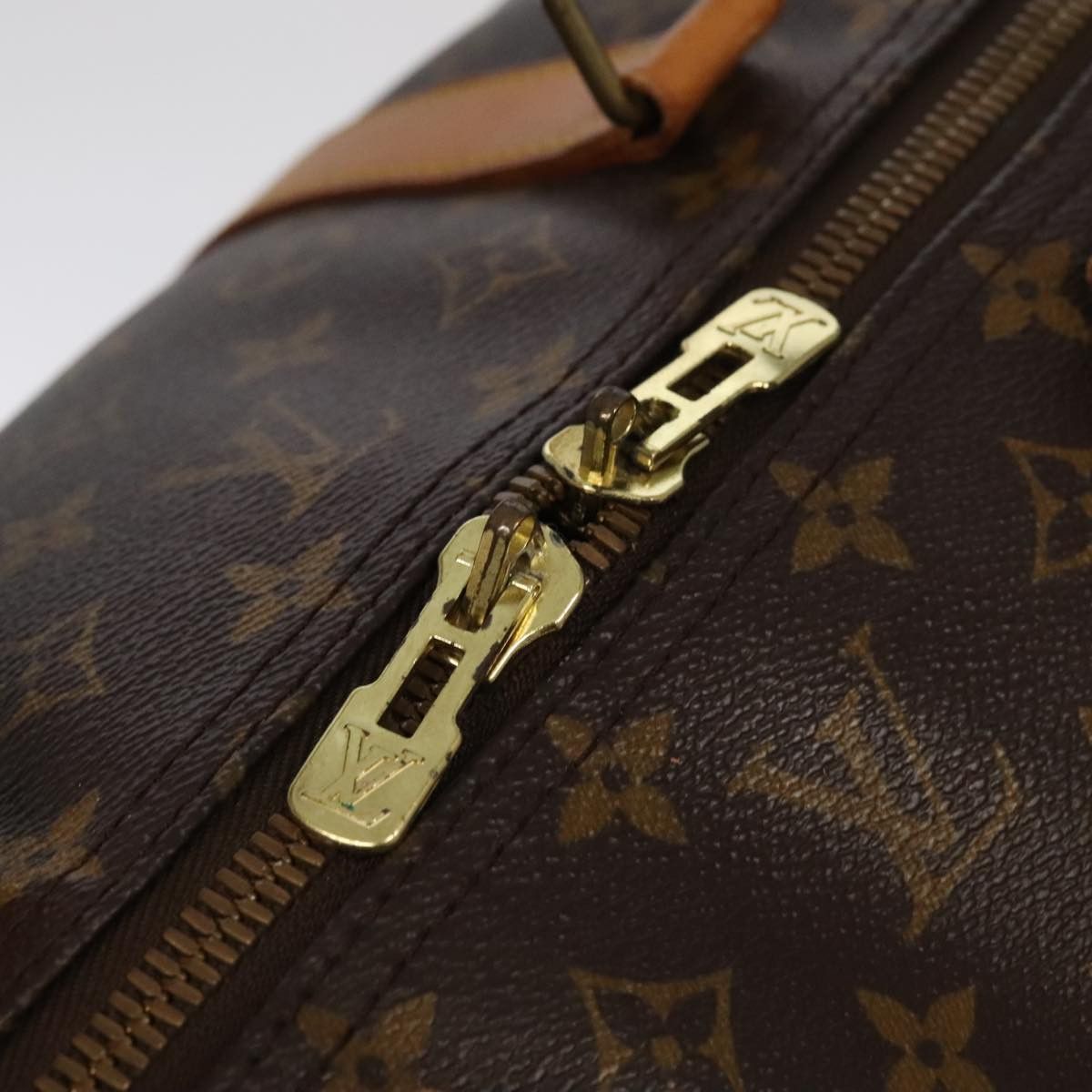 Louis Vuitton Keepall 60 Brown Canvas Travel Bag (Pre-Owned) Size ONE SIZE - 13 Thumbnail