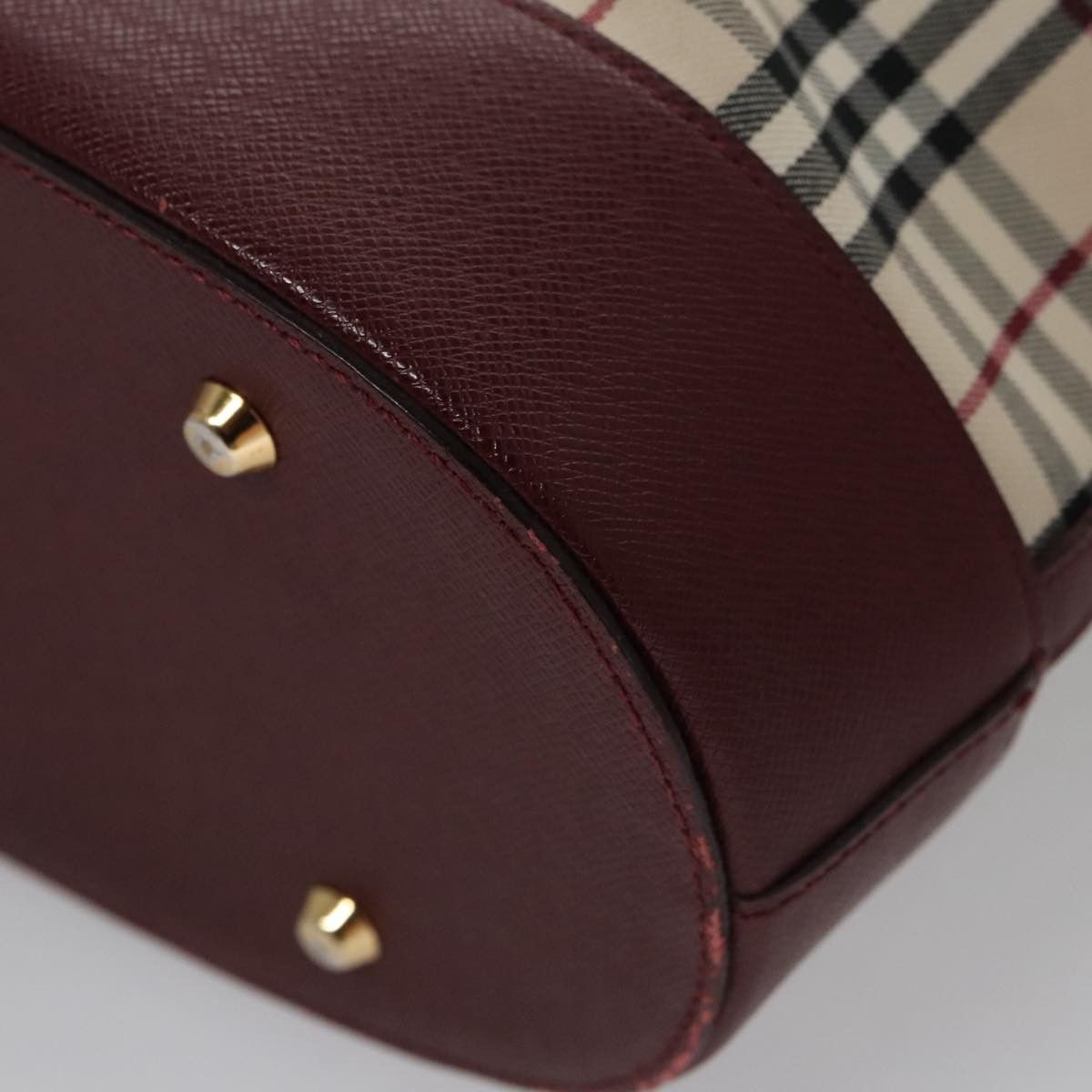 Burberry Nova Check Beige Canvas Tote Bag (Pre-Owned) Size ONE SIZE - 8 Thumbnail