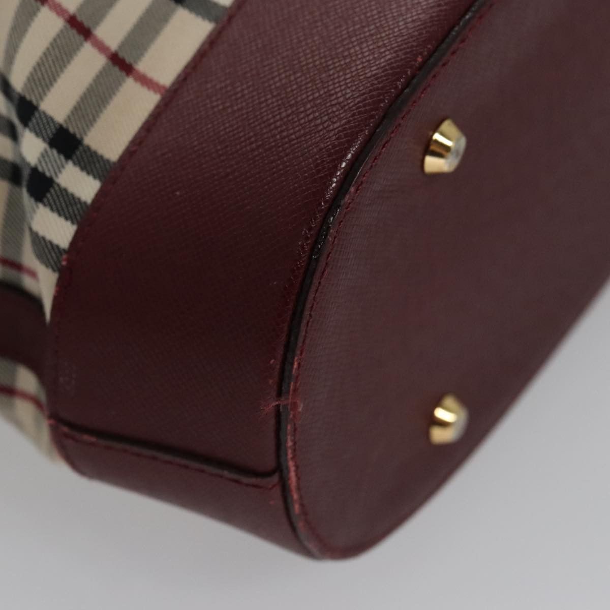 Burberry Nova Check Beige Canvas Tote Bag (Pre-Owned) Size ONE SIZE - 7 Thumbnail