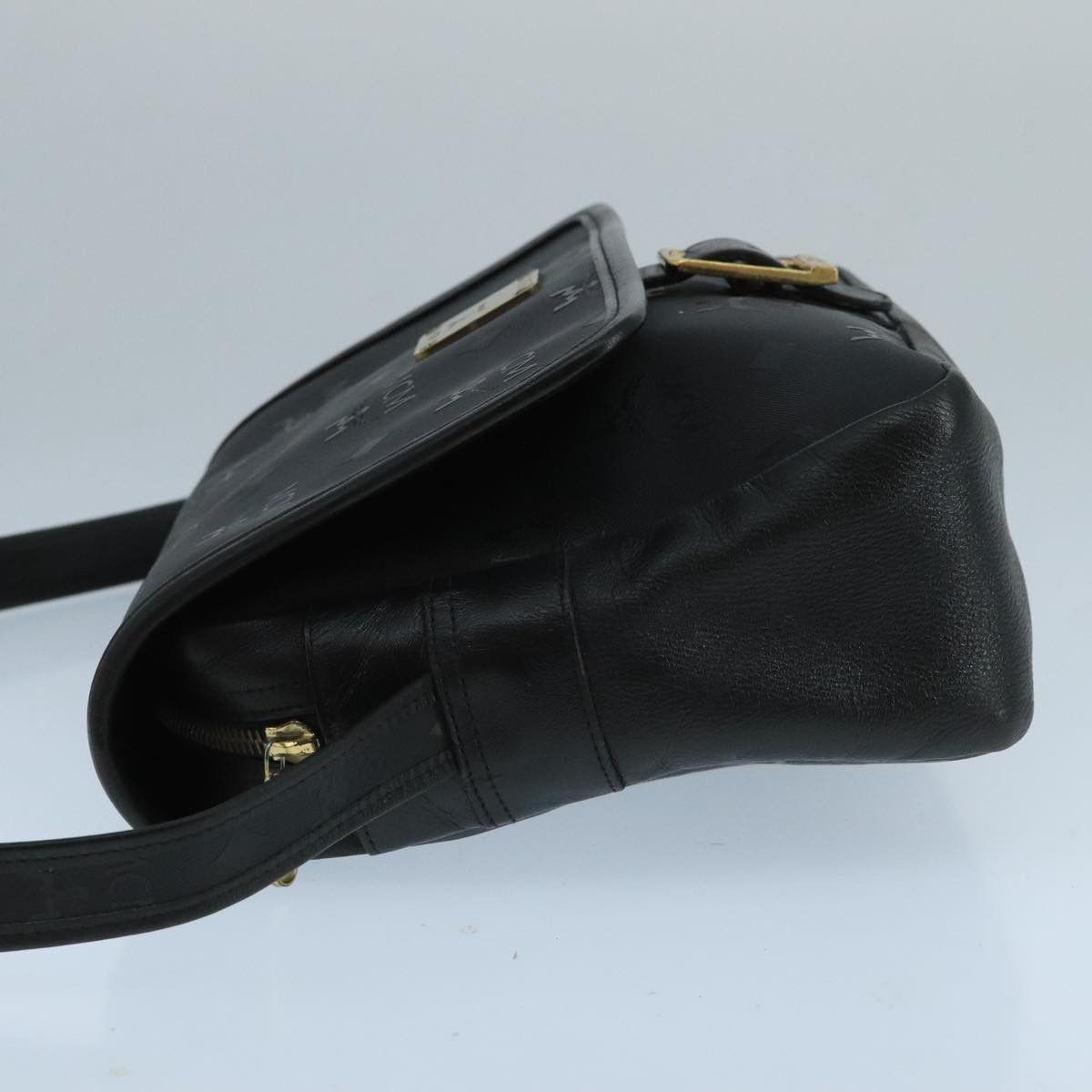 MCM Visetos Black Canvas Shoulder Bag (Pre-Owned) Size ONE SIZE - 4 Thumbnail