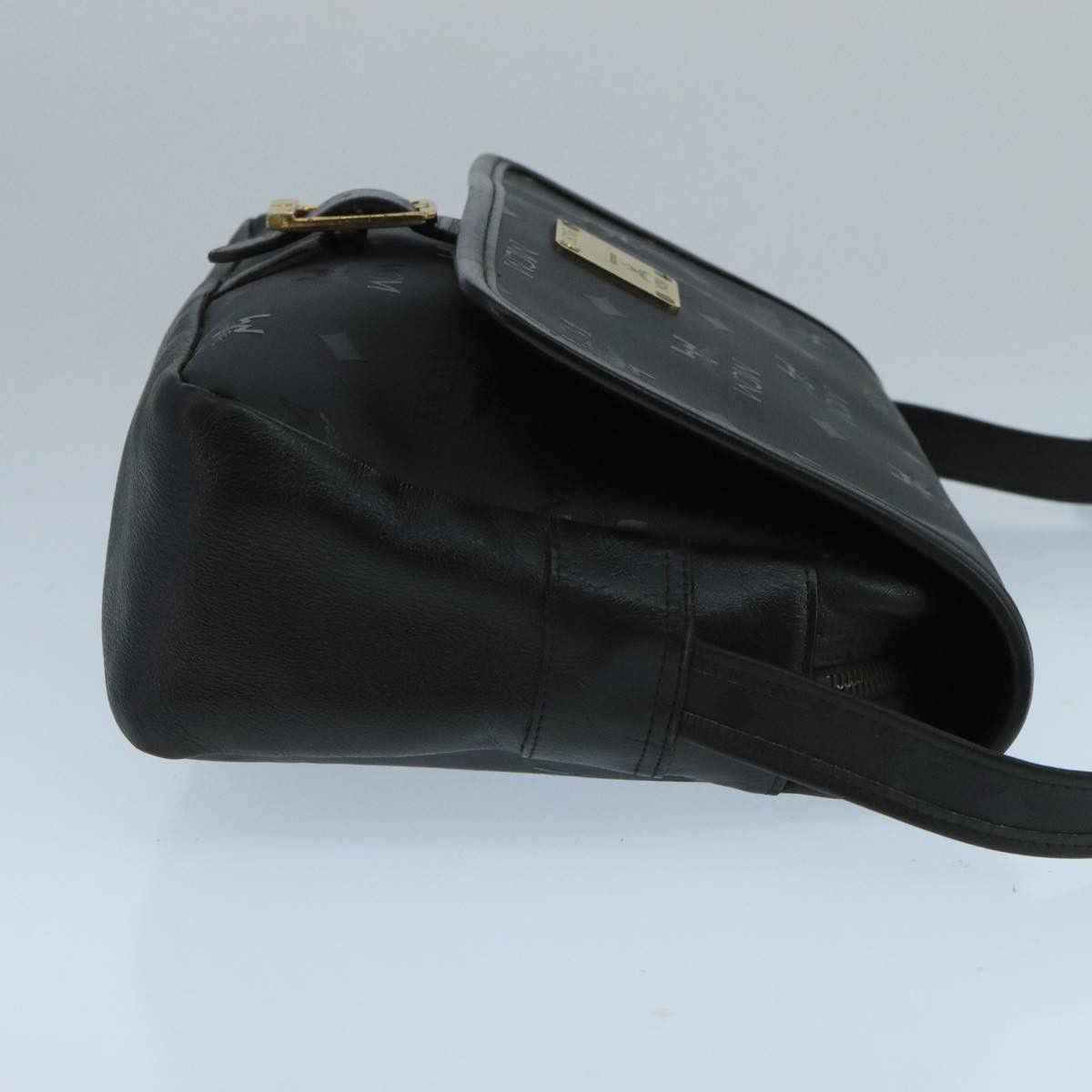 MCM Visetos Black Canvas Shoulder Bag (Pre-Owned) Size ONE SIZE - 3 Thumbnail